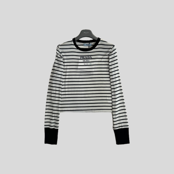 프라다 스트라이프 긴팔