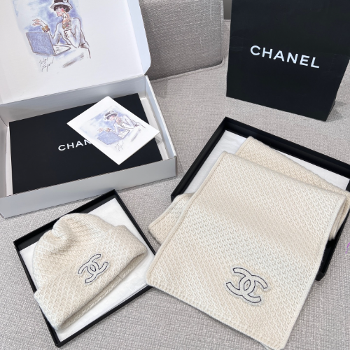 샤넬 다이아몬드 비니, 스카프 세트