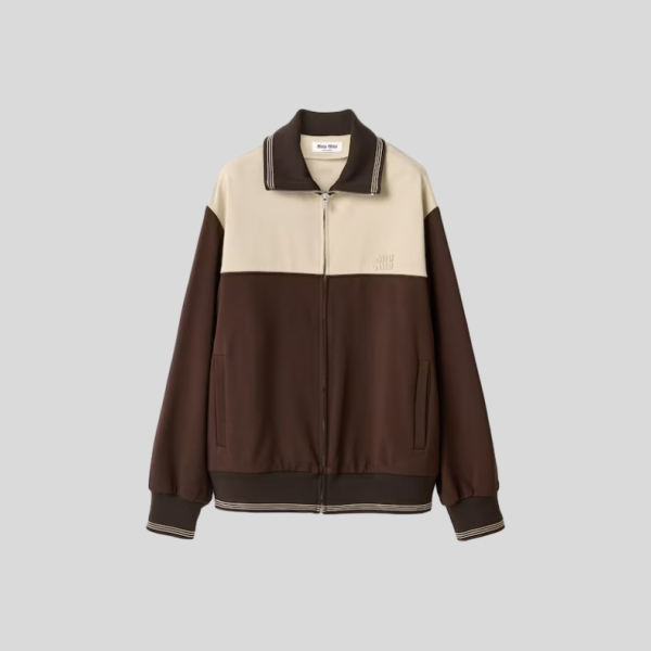 미우미우 지퍼 스웨트셔츠