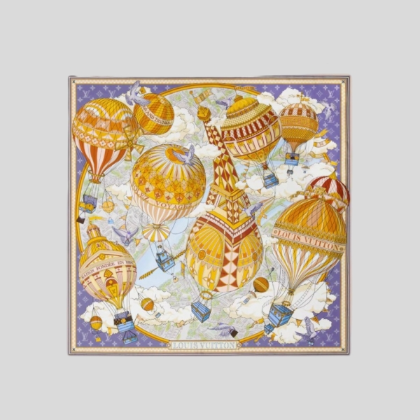 루이비통 프롬 더 클라우드 스카프