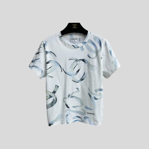 샤넬 프린트 티셔츠