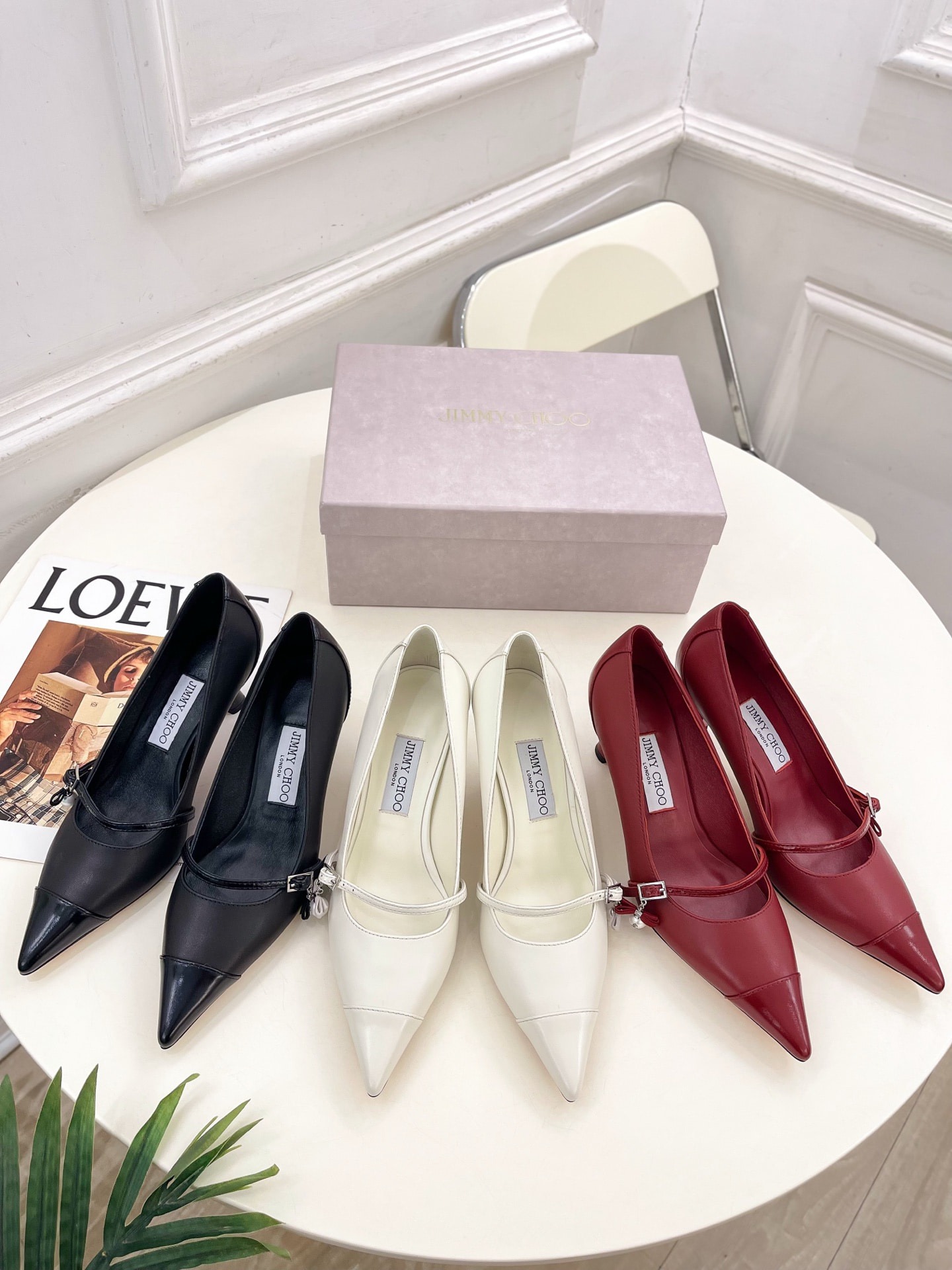 지미추 25ss 신상 진주 펜던트 스틸레토 힐