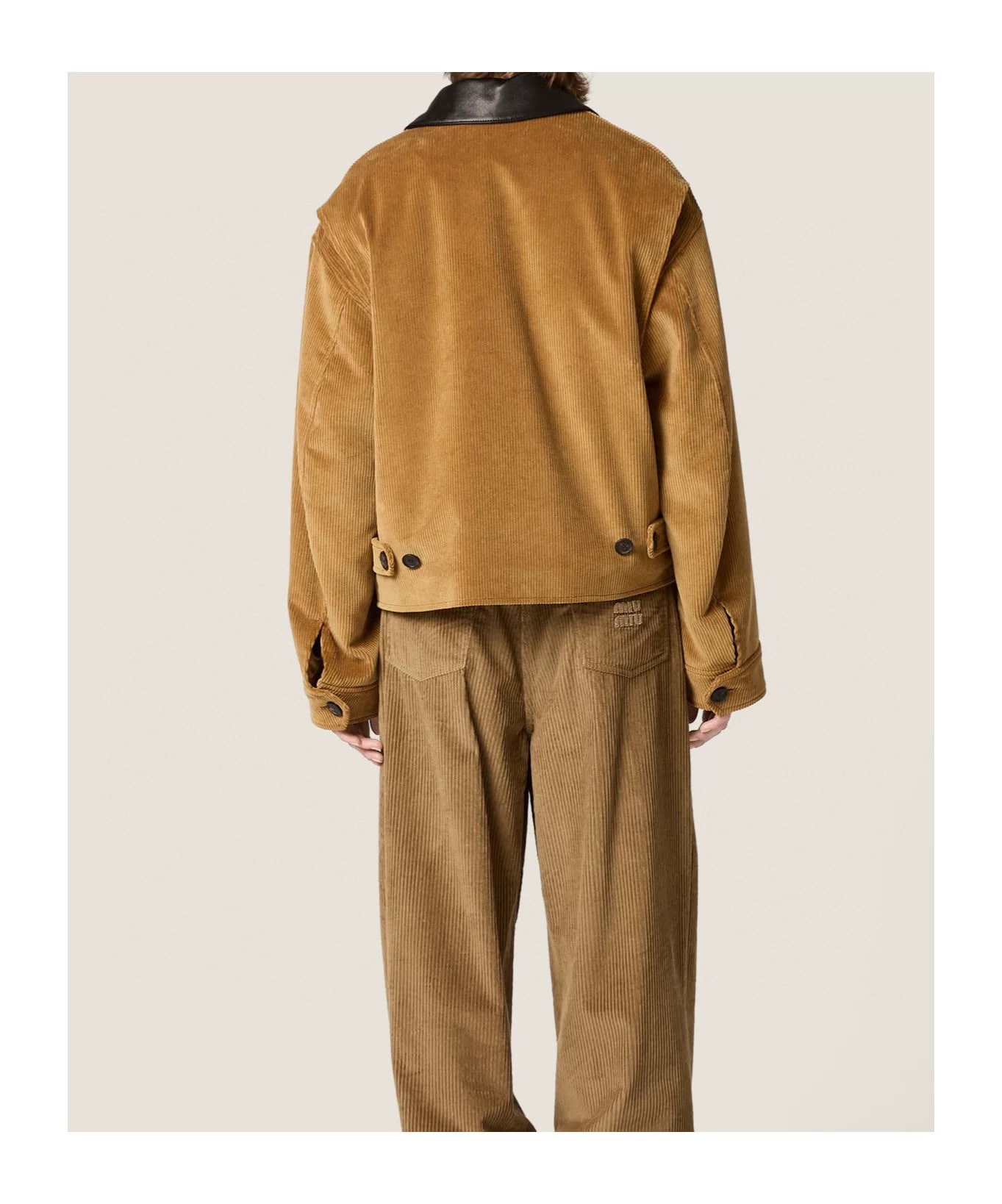 미우미우 25SS 가을 겨울 신상 코듀로이 점퍼