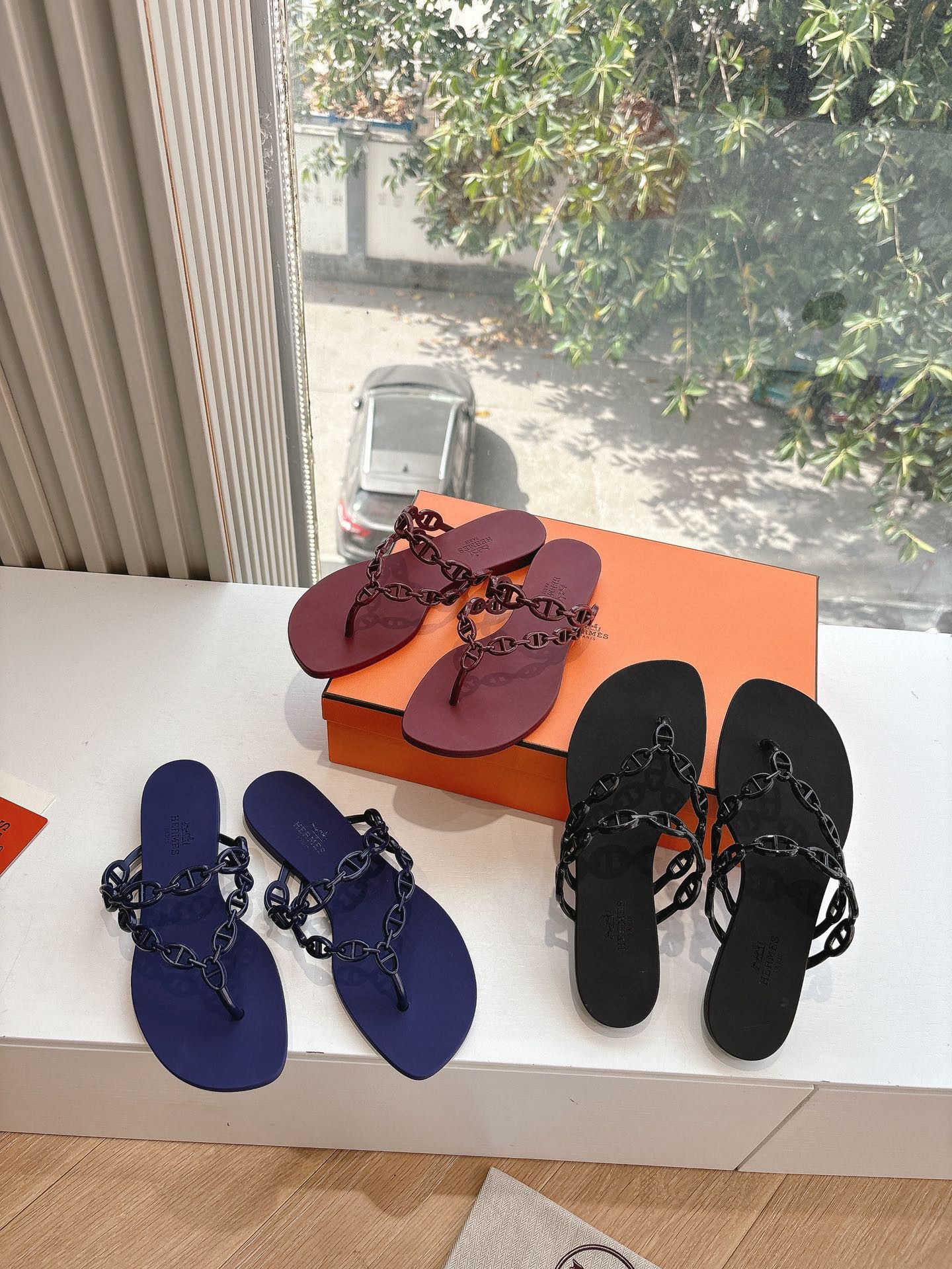 에르메스 슬리퍼