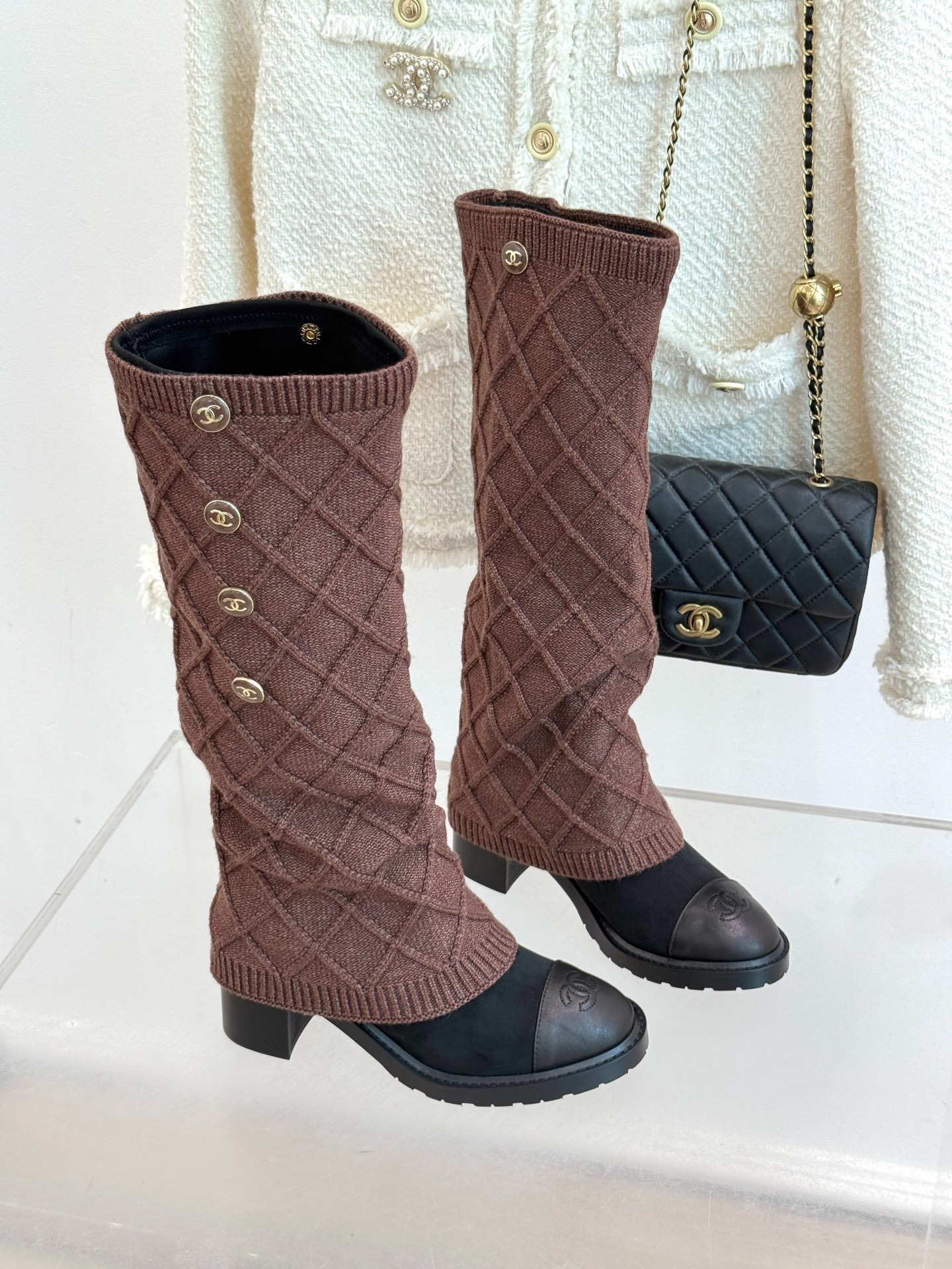 샤넬 25k 신상 양말 부츠