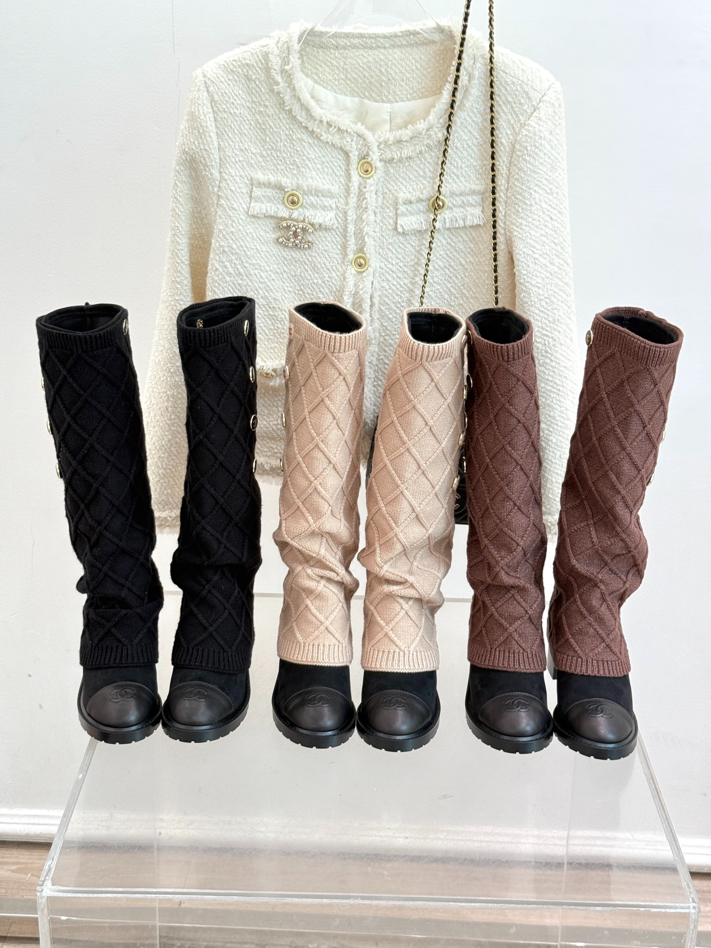 샤넬 25k 신상 양말 부츠