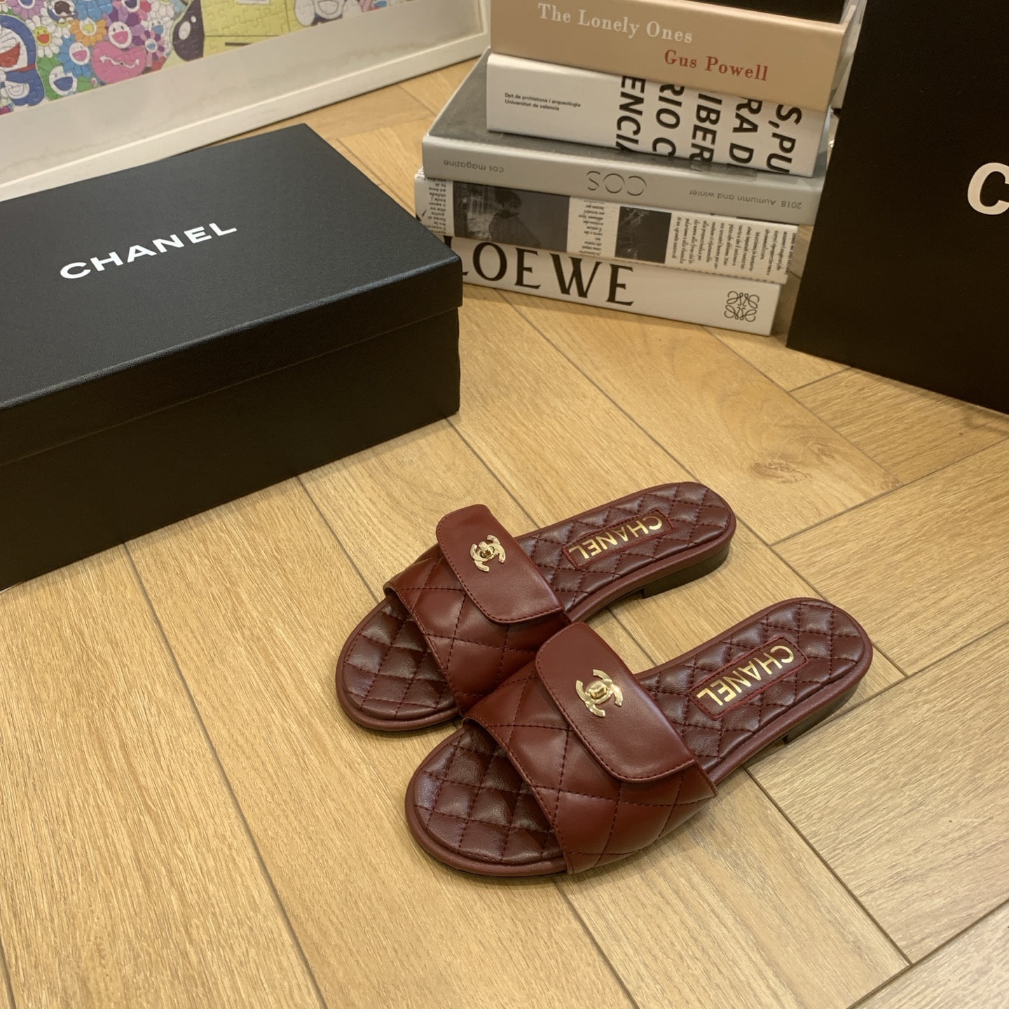샤넬 25ss 신상 슬립온 슬리퍼
