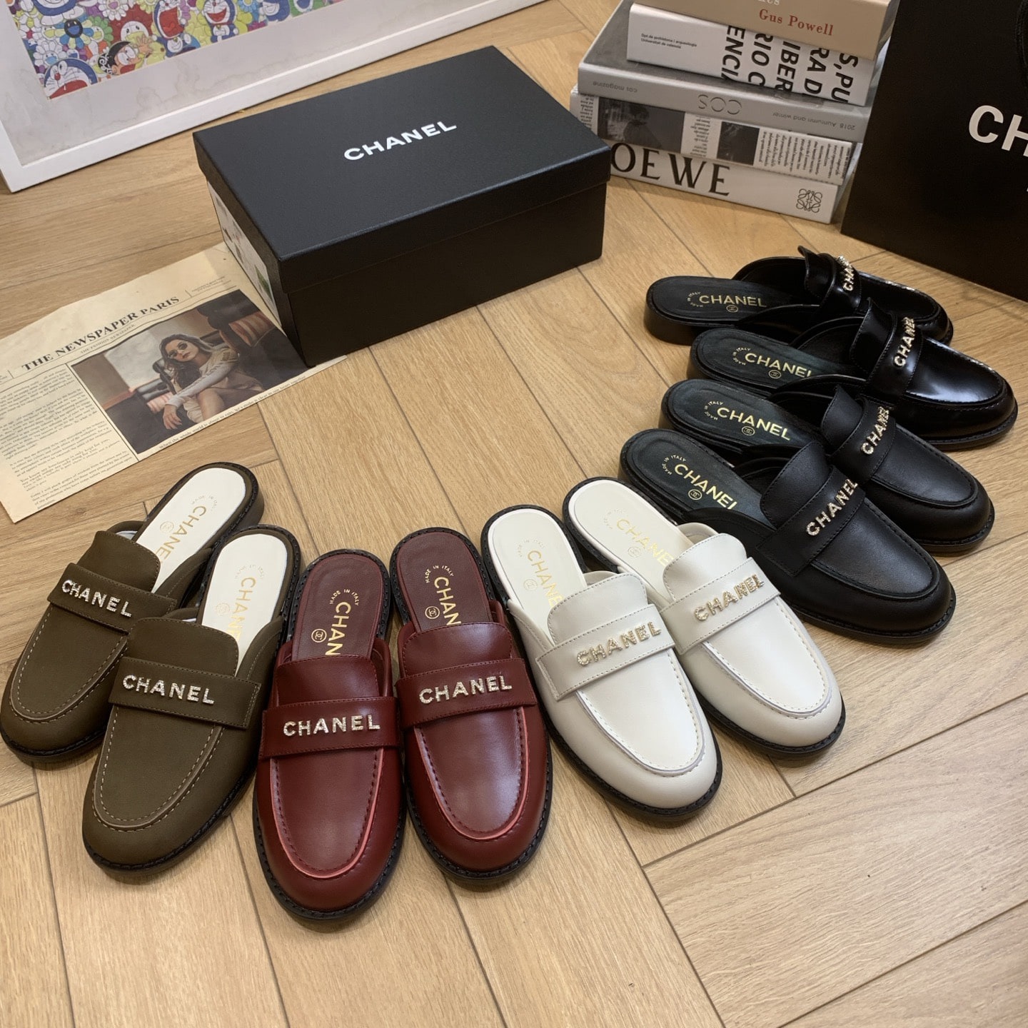 샤넬 25 봄여름 신상 로퍼 세미 슬리퍼