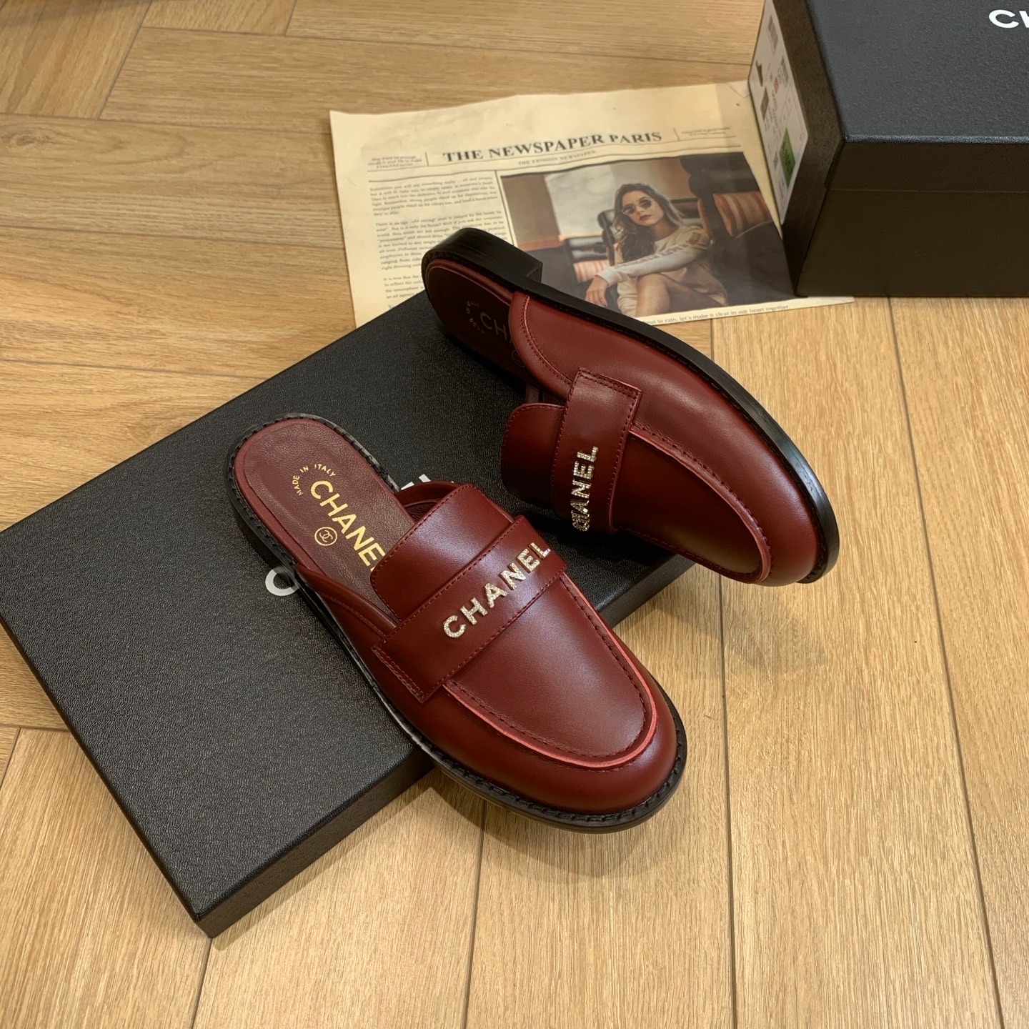 샤넬 25 봄여름 신상 로퍼 세미 슬리퍼