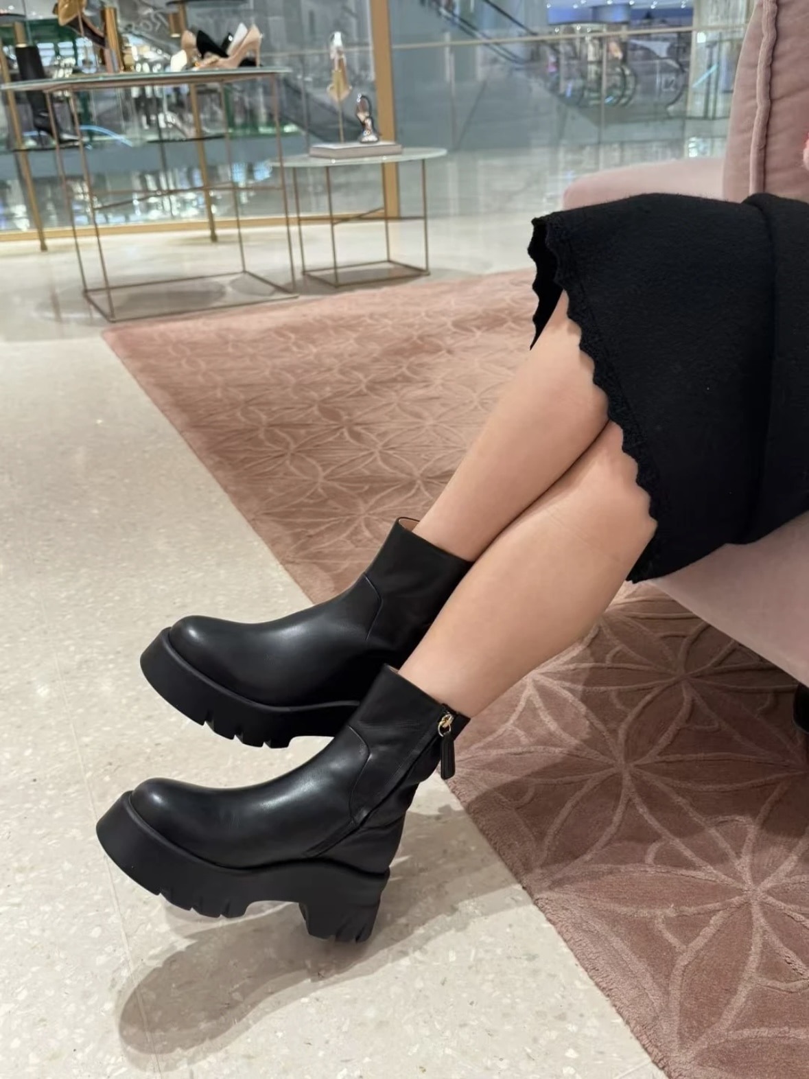 지안비토로시 25s 신상 로시 GR 통굽 앵클부츠