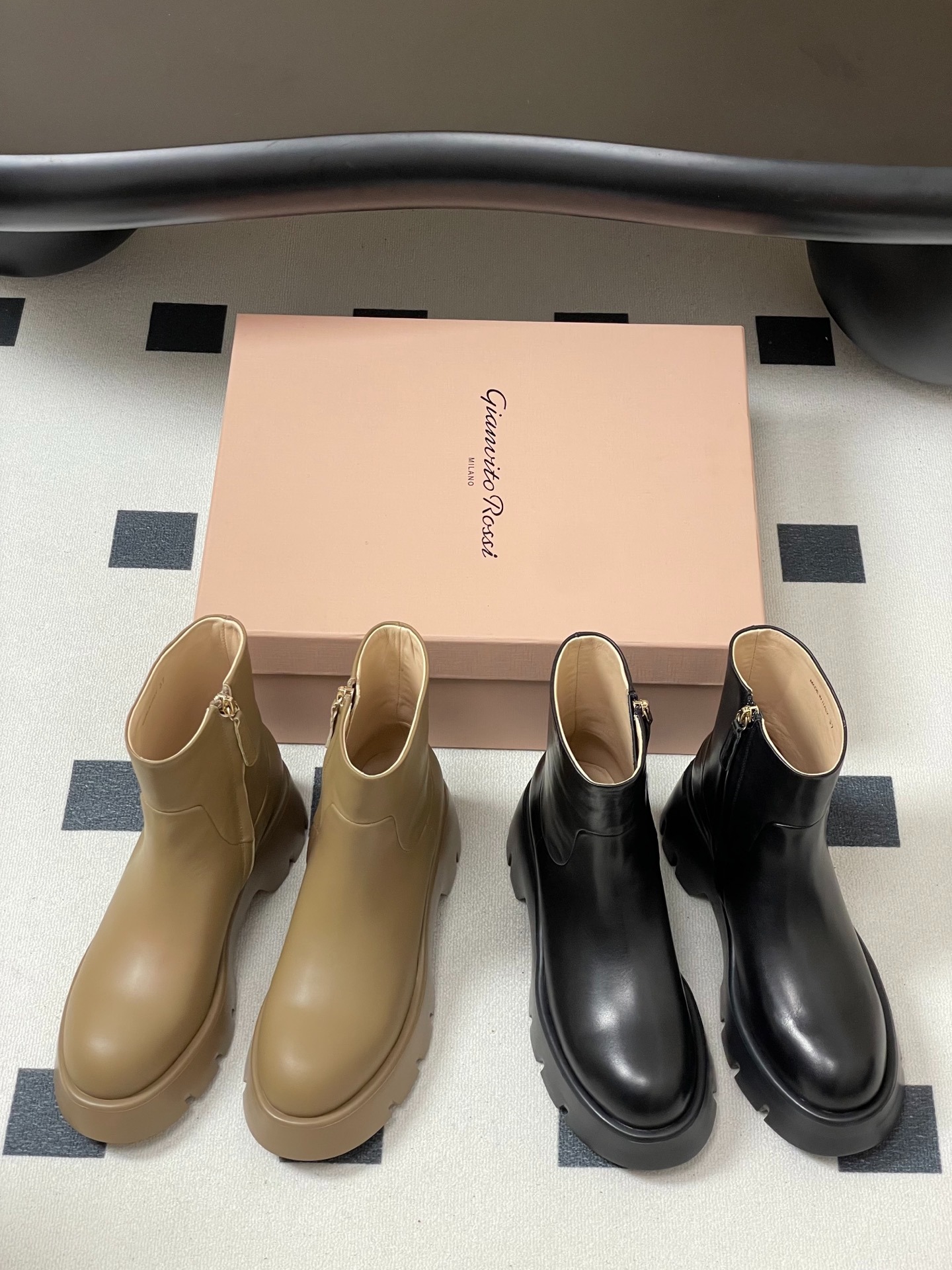 지안비토로시 25s 신상 로시 GR 통굽 앵클부츠