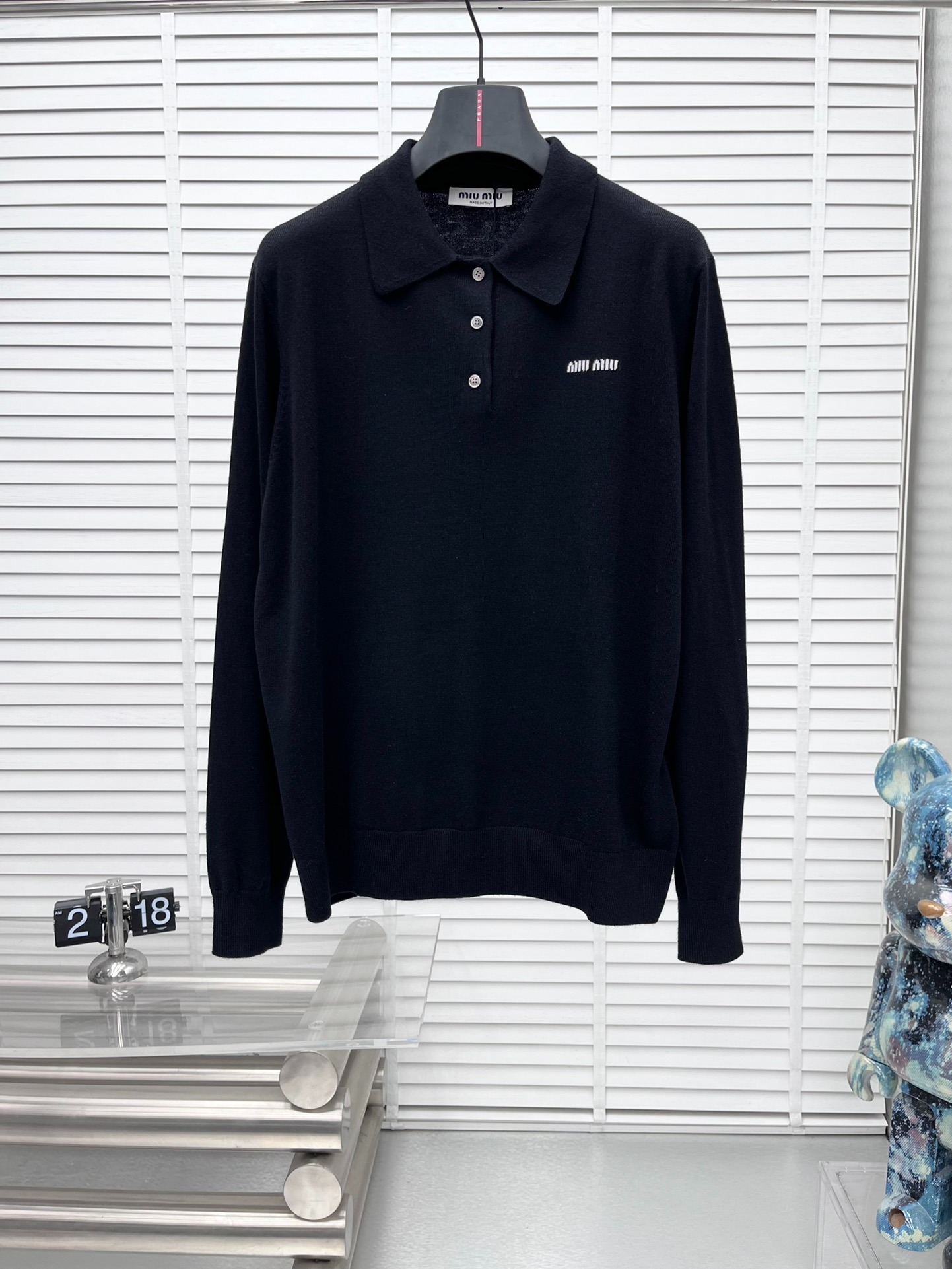 미우미우 25SS 울 니트 셔츠