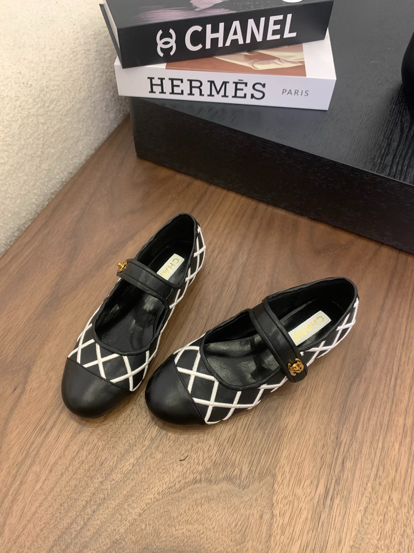 샤넬25 신상 플랫 메리제인 플랫