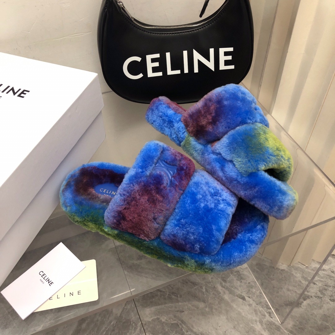 셀린느 25 신상 울 슬리퍼