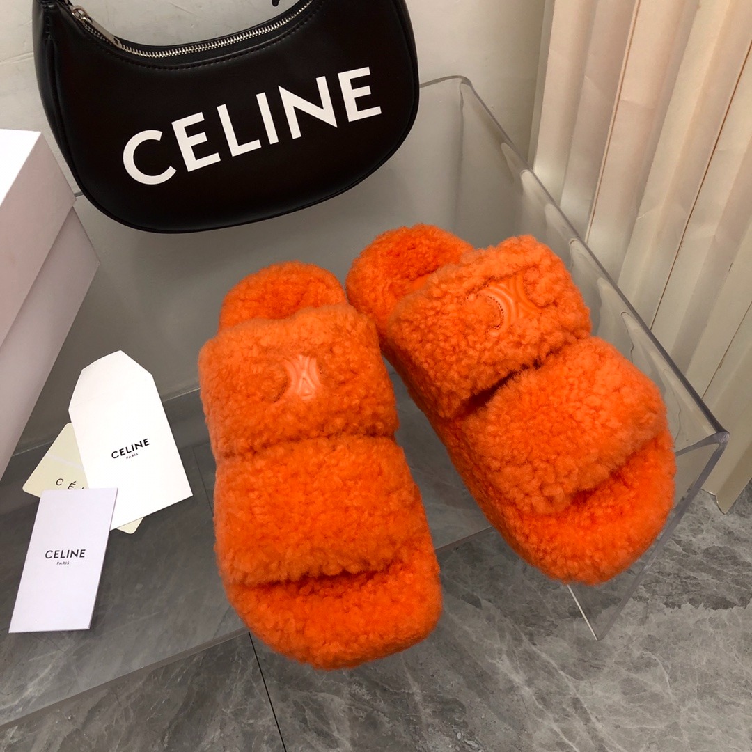 셀린느 25 신상 울 슬리퍼
