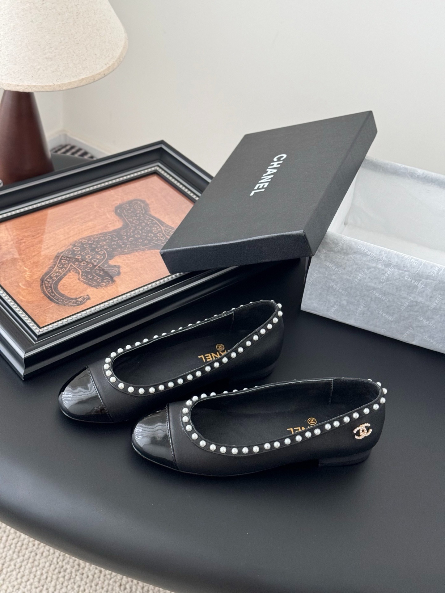 샤넬 25s 메리제인 플랫