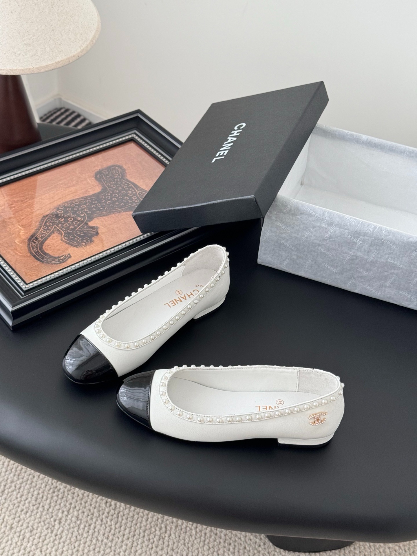 샤넬 25s 메리제인 플랫