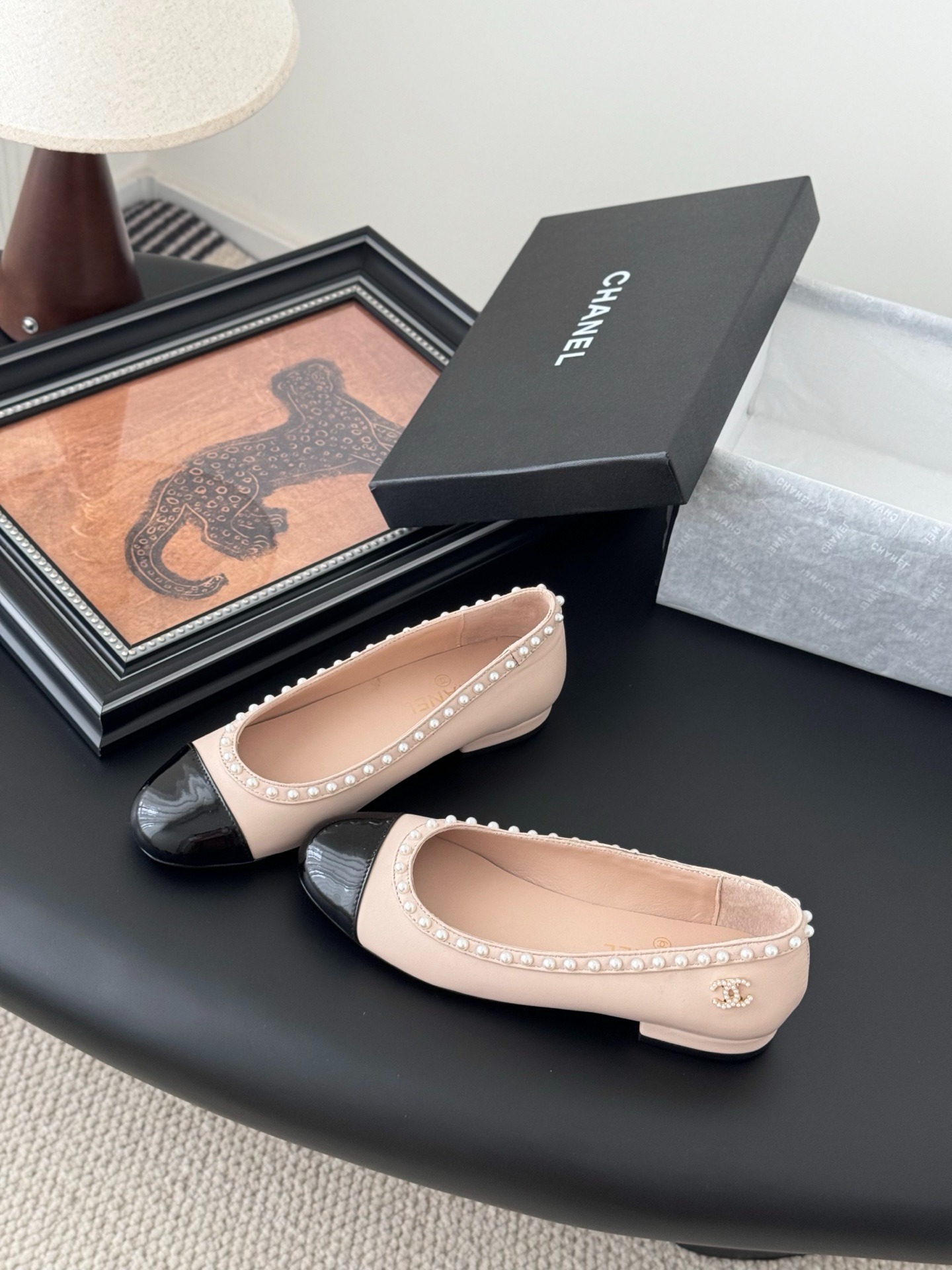 샤넬 25s 메리제인 플랫