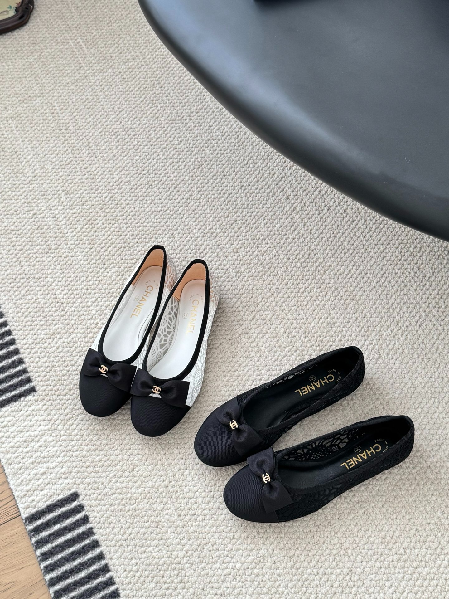 샤넬 뉴컬러 발레화