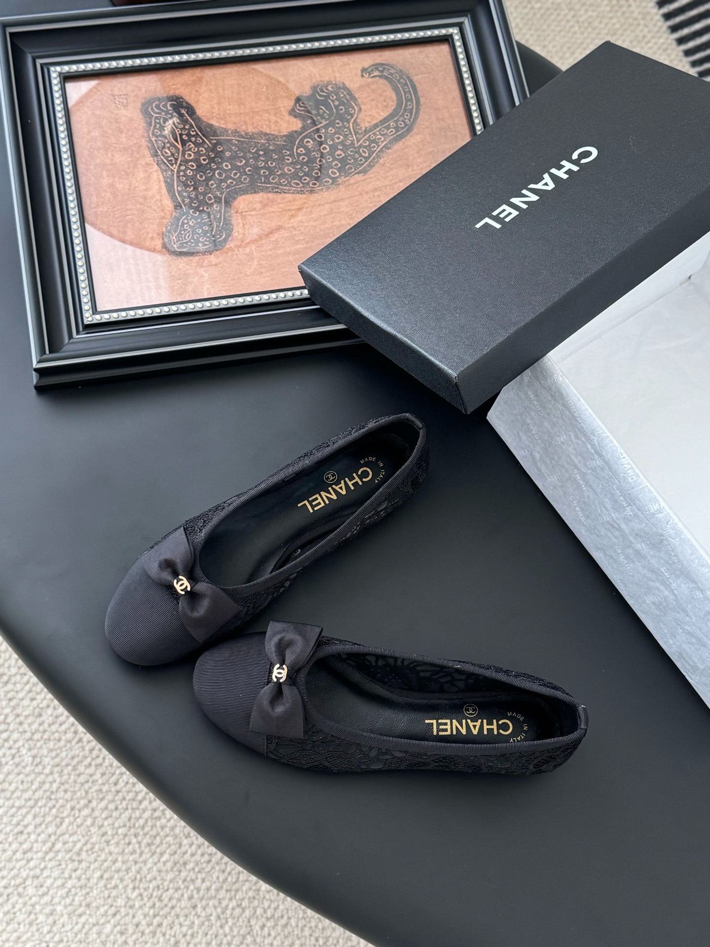 샤넬 뉴컬러 발레화