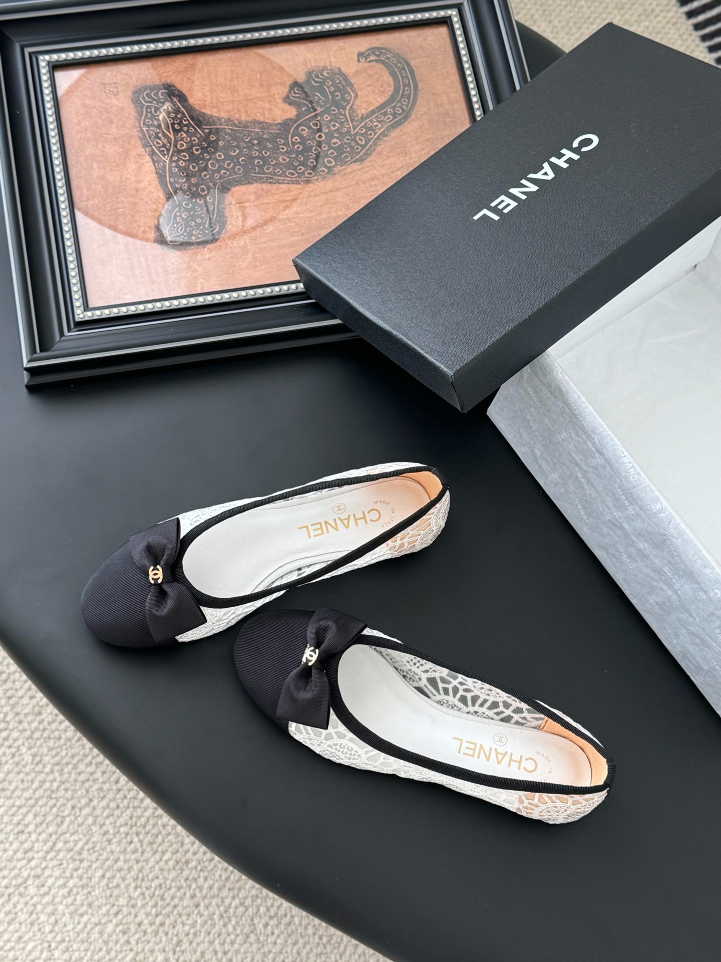 샤넬 뉴컬러 발레화