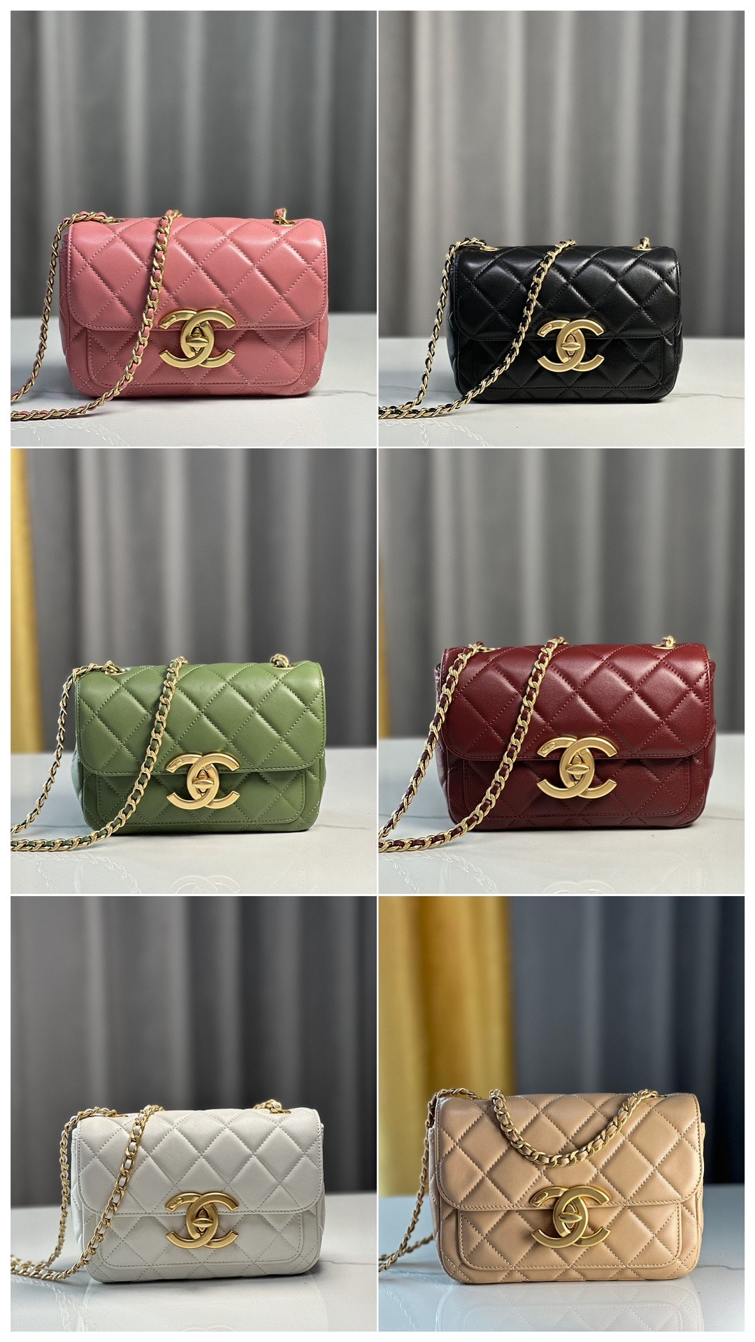 샤넬 24FW 램스킨 미니 플랩 백