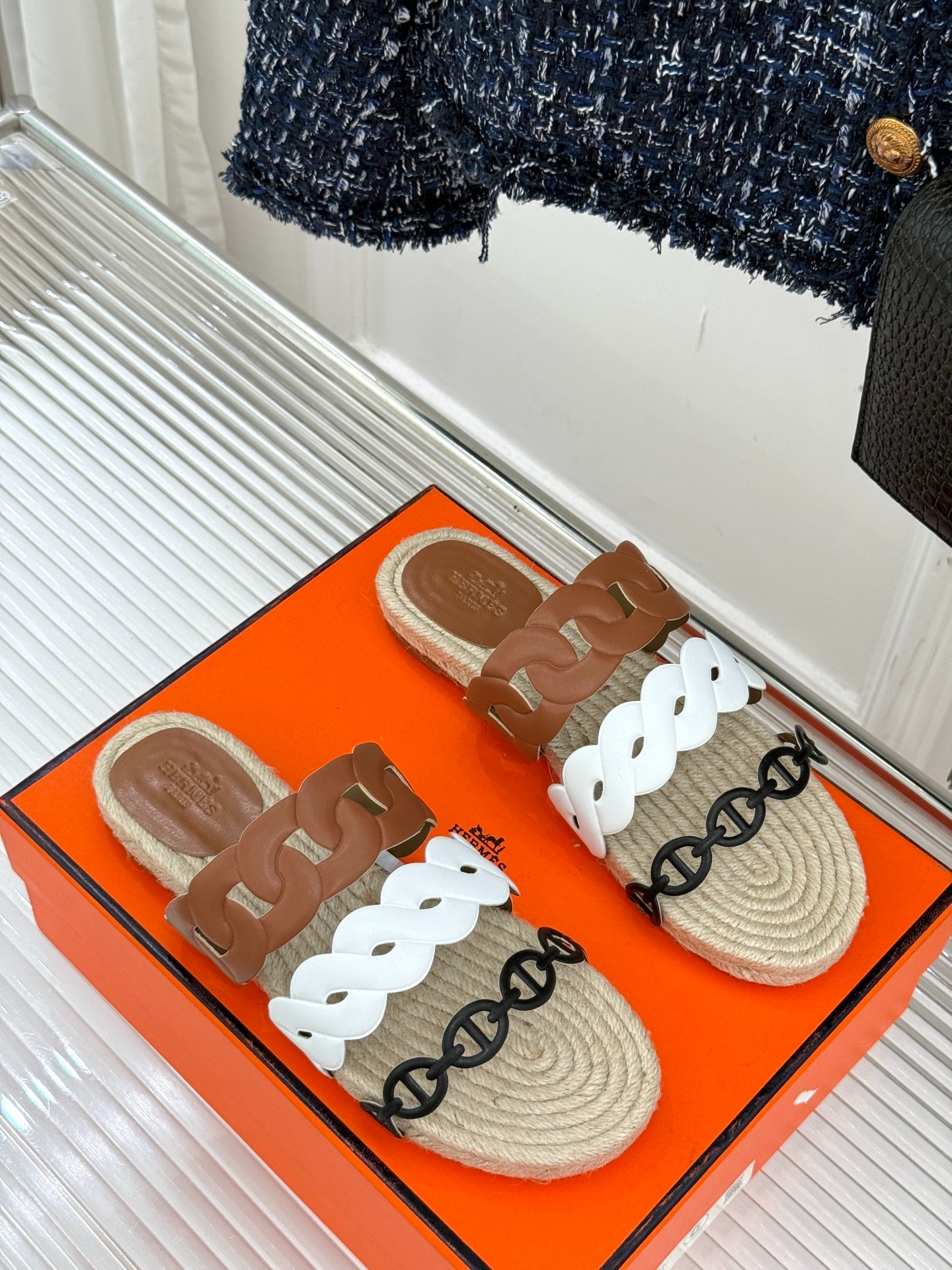 에르메스 클래식 슬리퍼