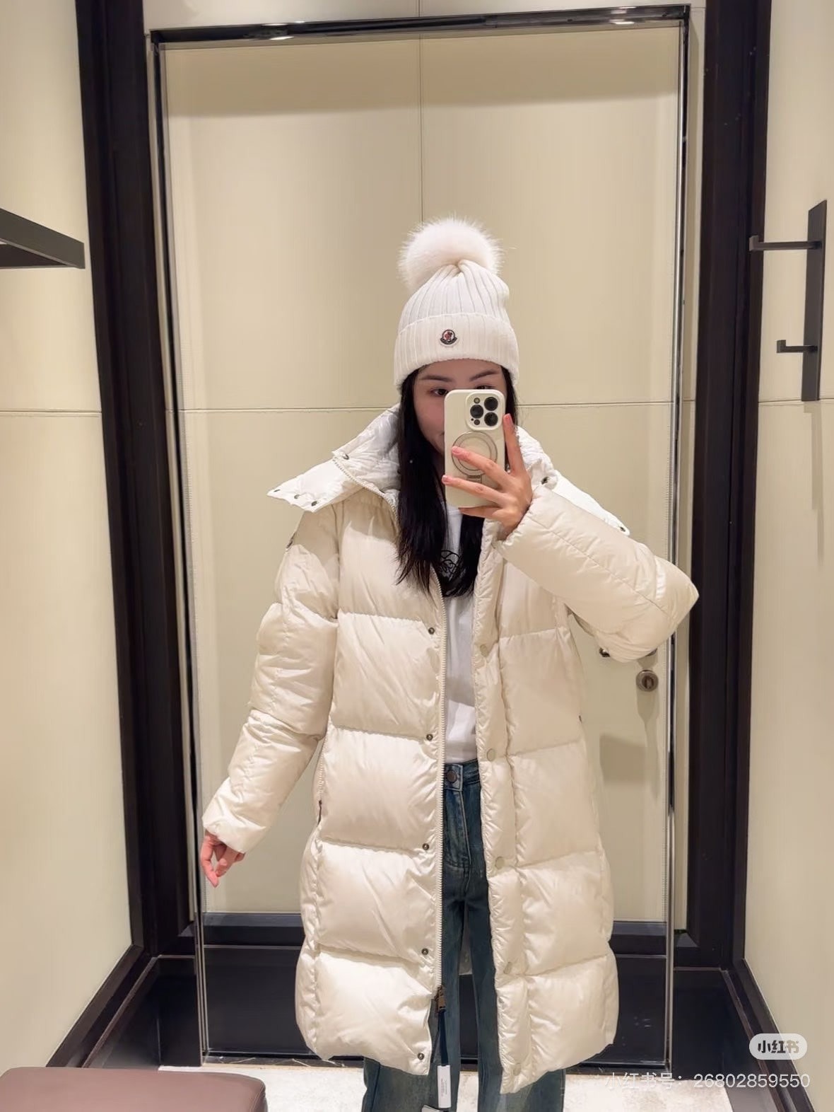 몽클레어 25 신상 후드 롱 야상점퍼