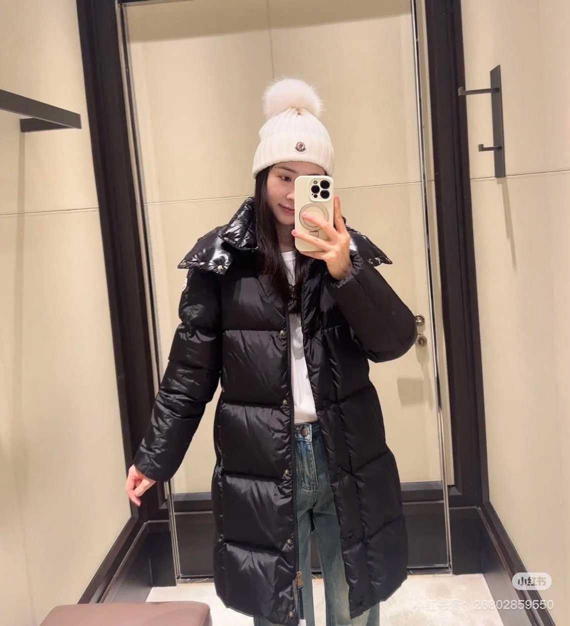 몽클레어 25 신상 후드 롱 야상점퍼