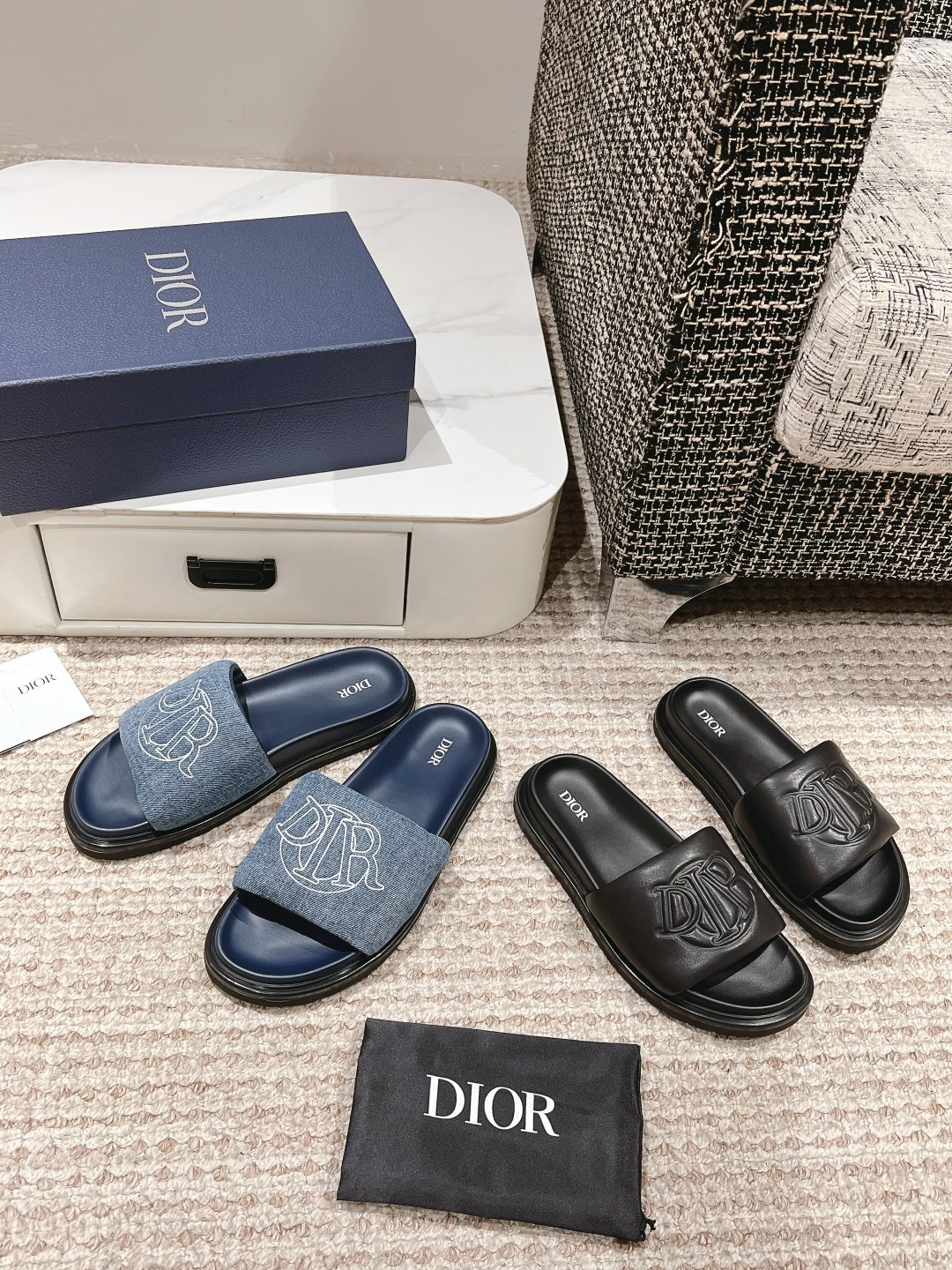 디올 남성 프리미엄 신상 여름 슬리퍼