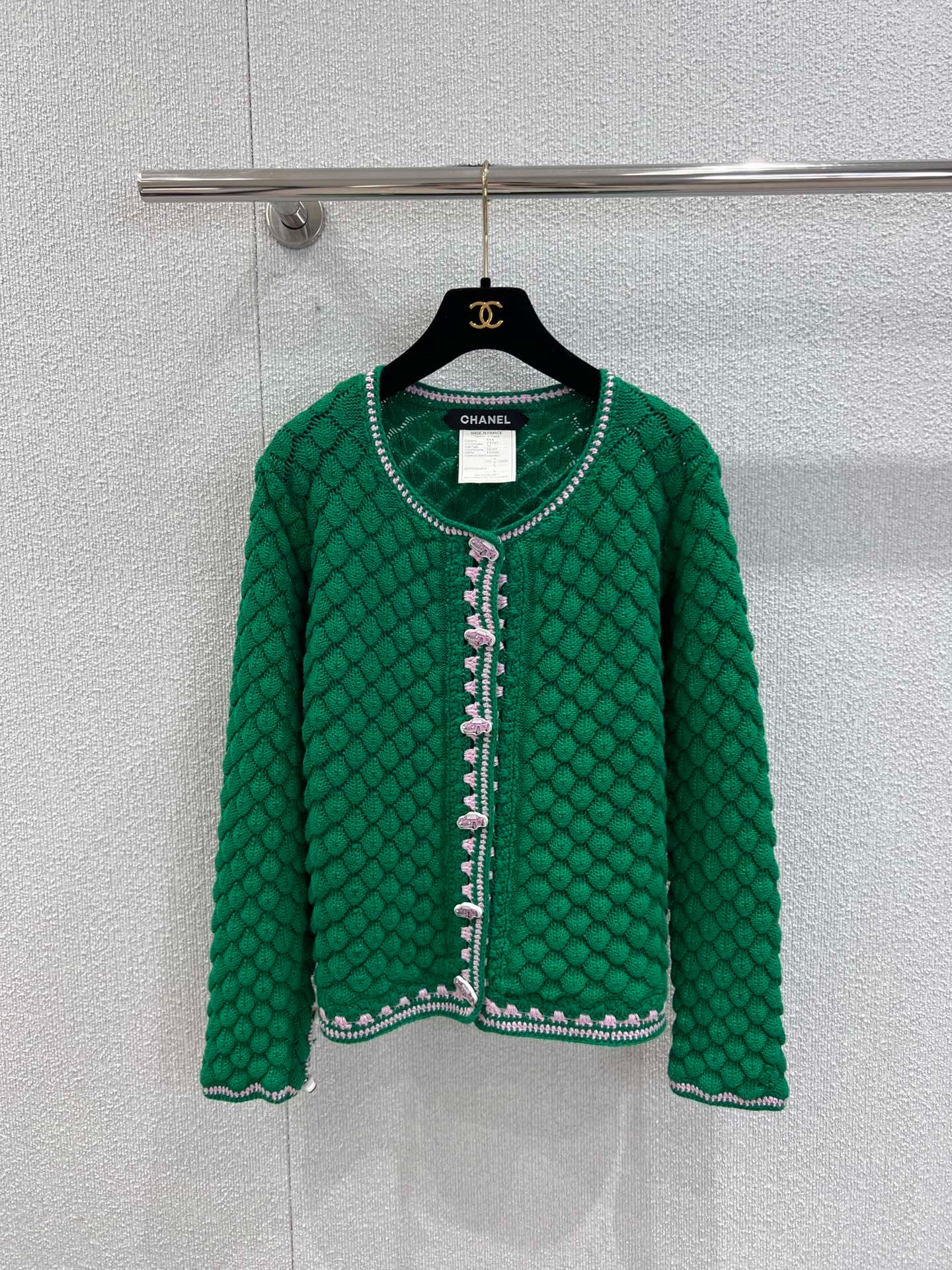 샤넬 25B 신상 라운드 니트 가디건