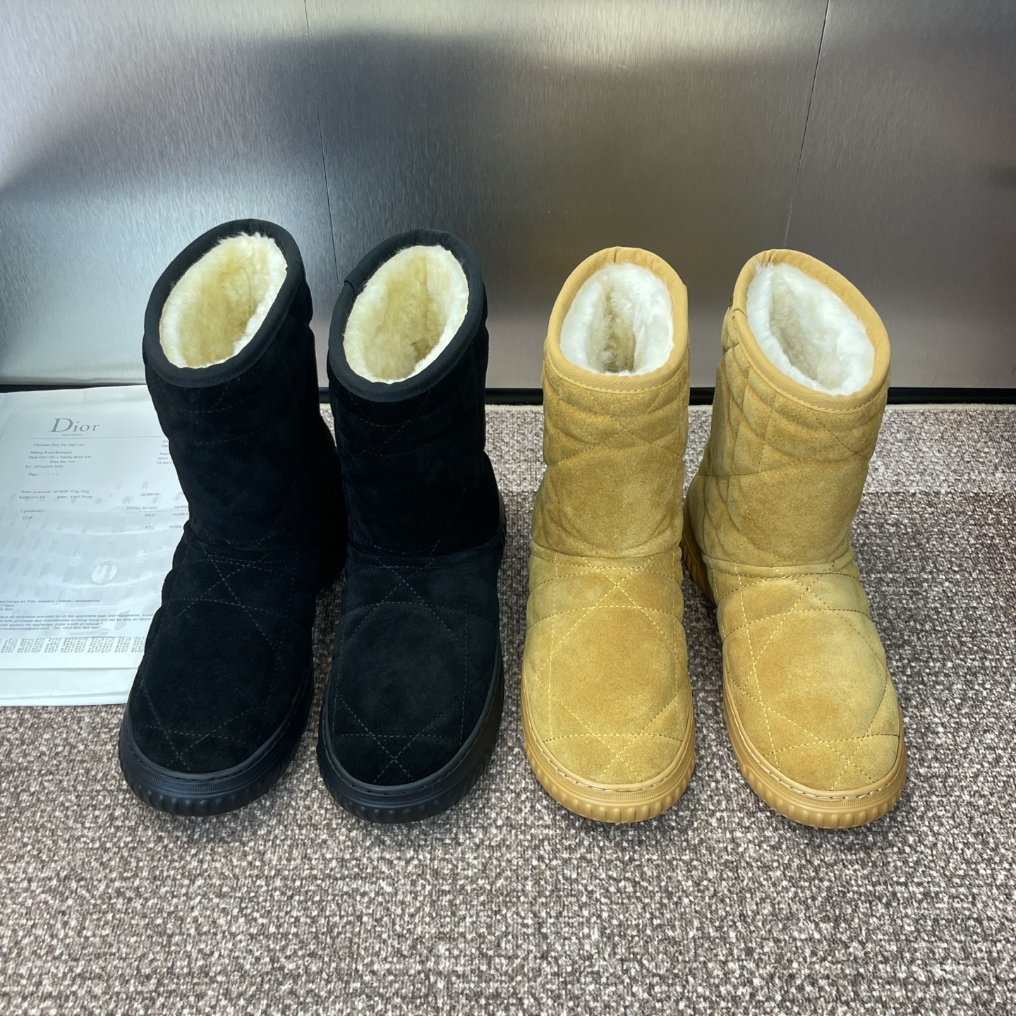 디올 25 가을/겨울 신상 방한부츠