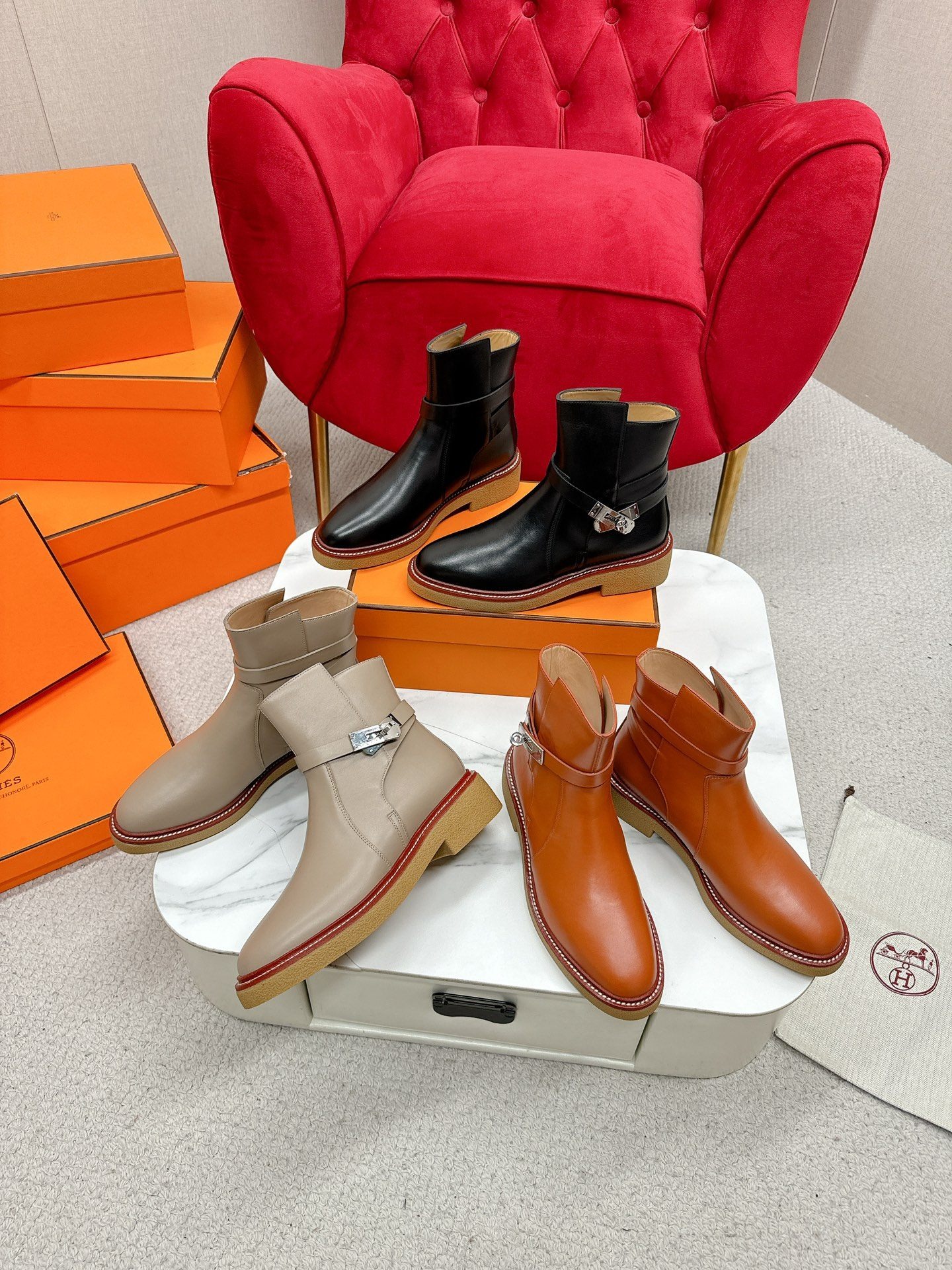 에르메스 신상 워킹 부츠