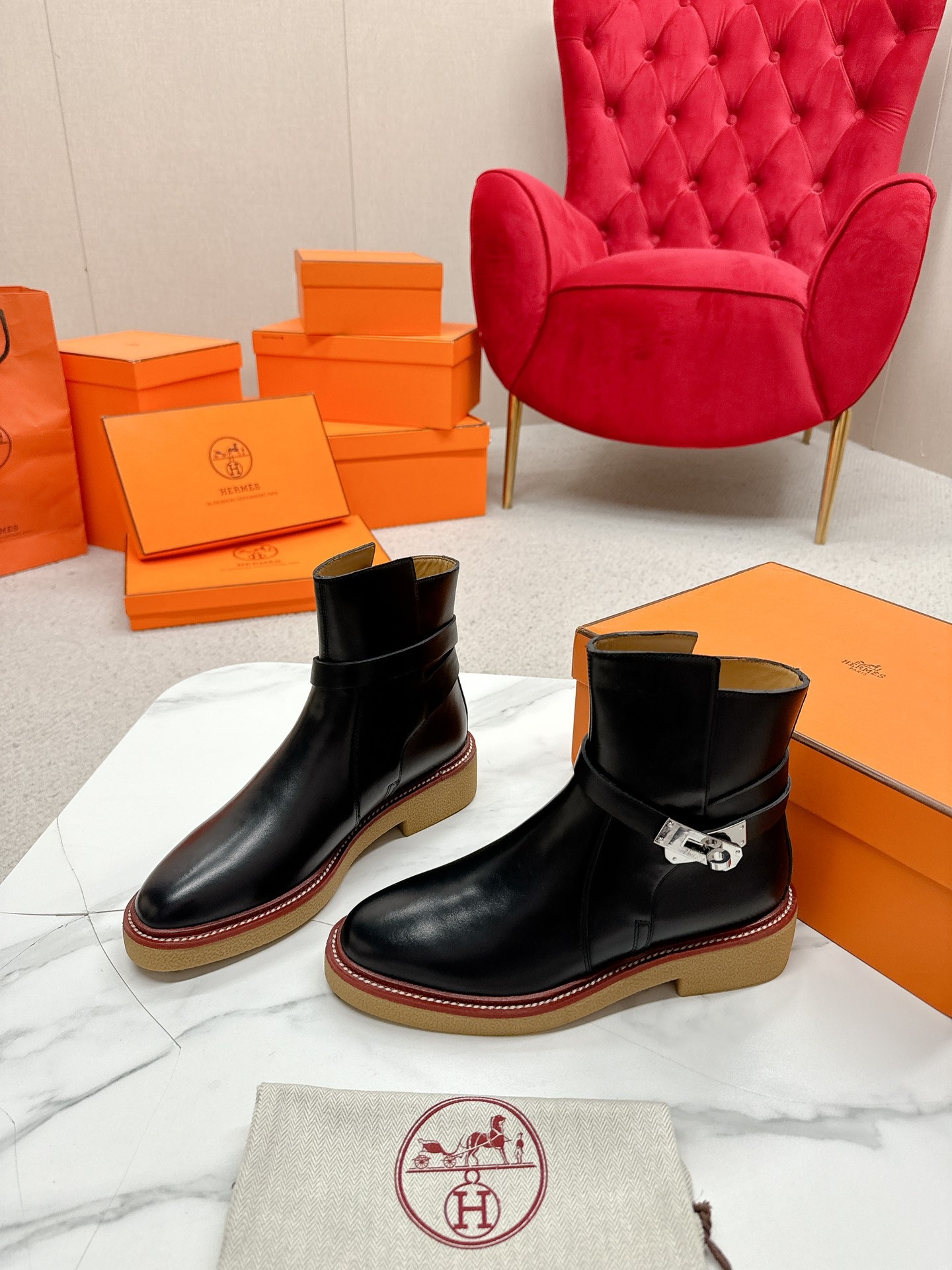 에르메스 신상 워킹 부츠