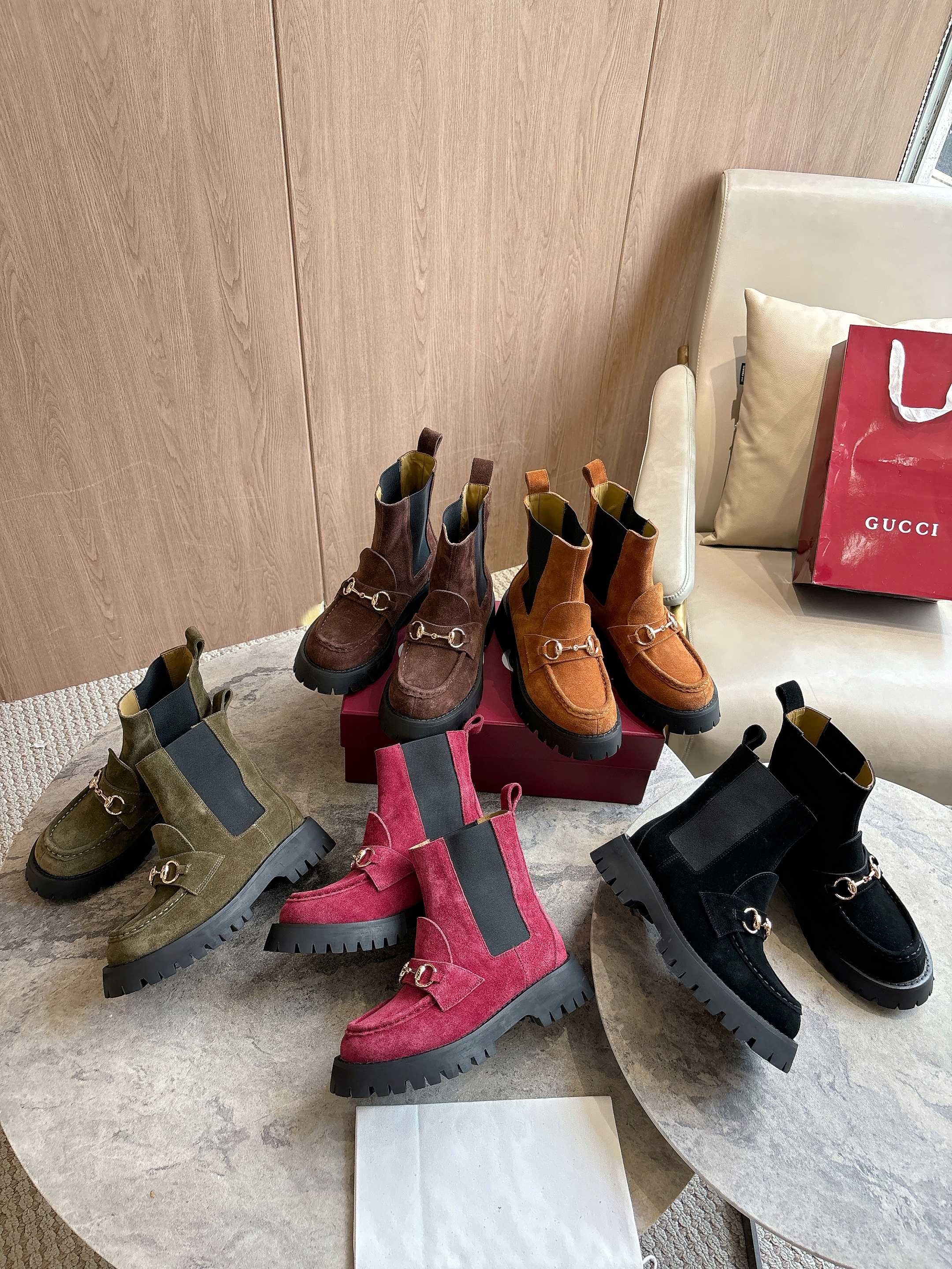 구찌 25 신상 밴딩 첼시 부츠