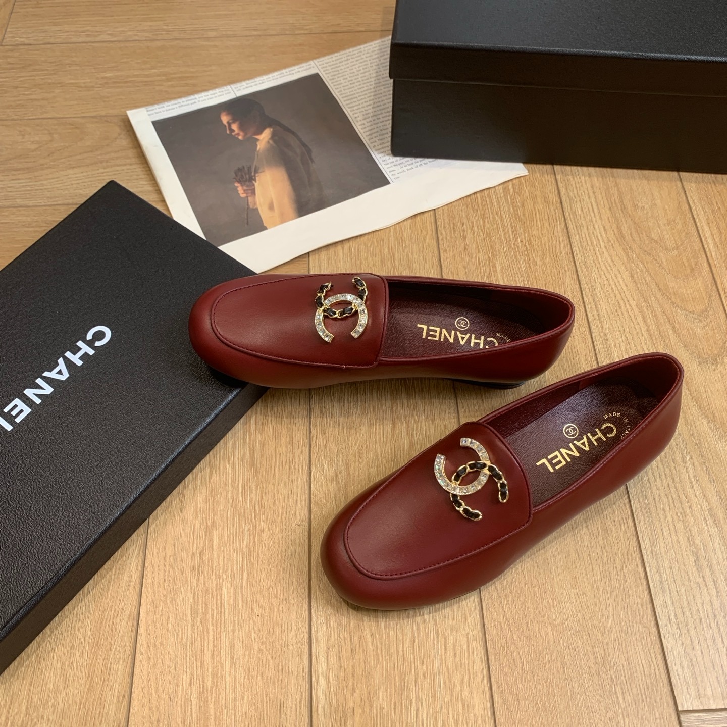 샤넬 25 신상 통굽 로퍼