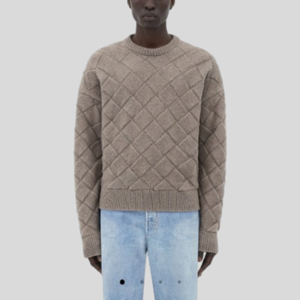 보테가 베네타 인트레치오 울 스웨터 리버베드