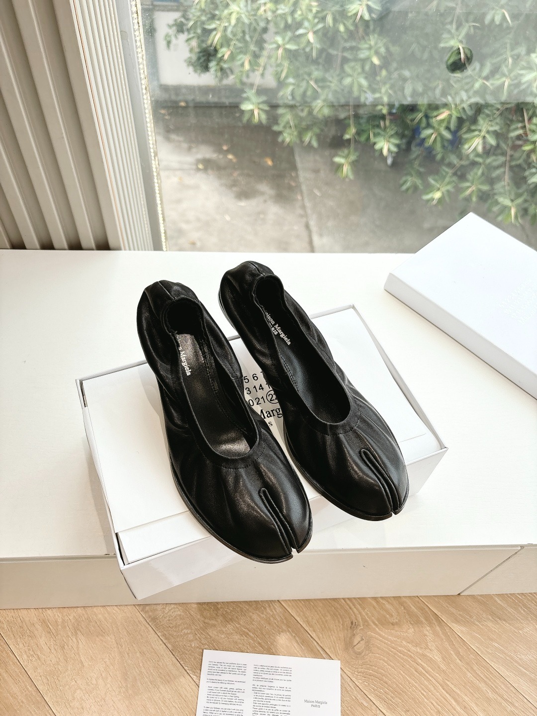 메종마르지엘라 발레리노 메리제인 플랫 슈즈