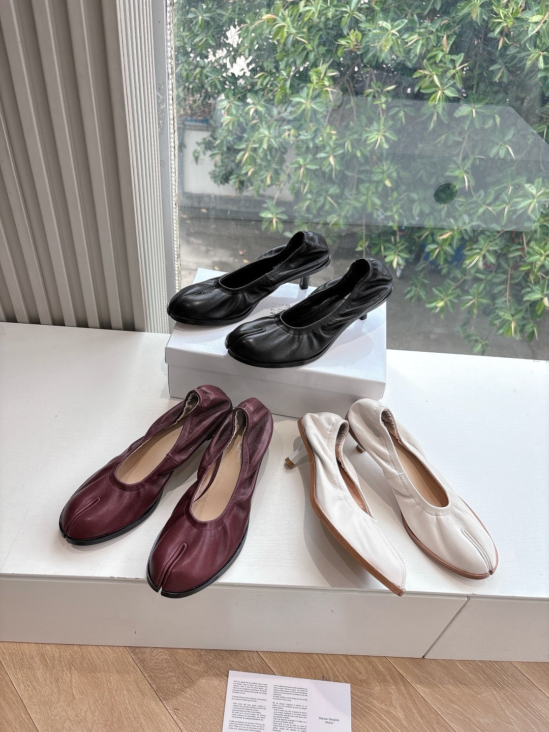 메종마르지엘라 발레리노 메리제인 플랫 슈즈