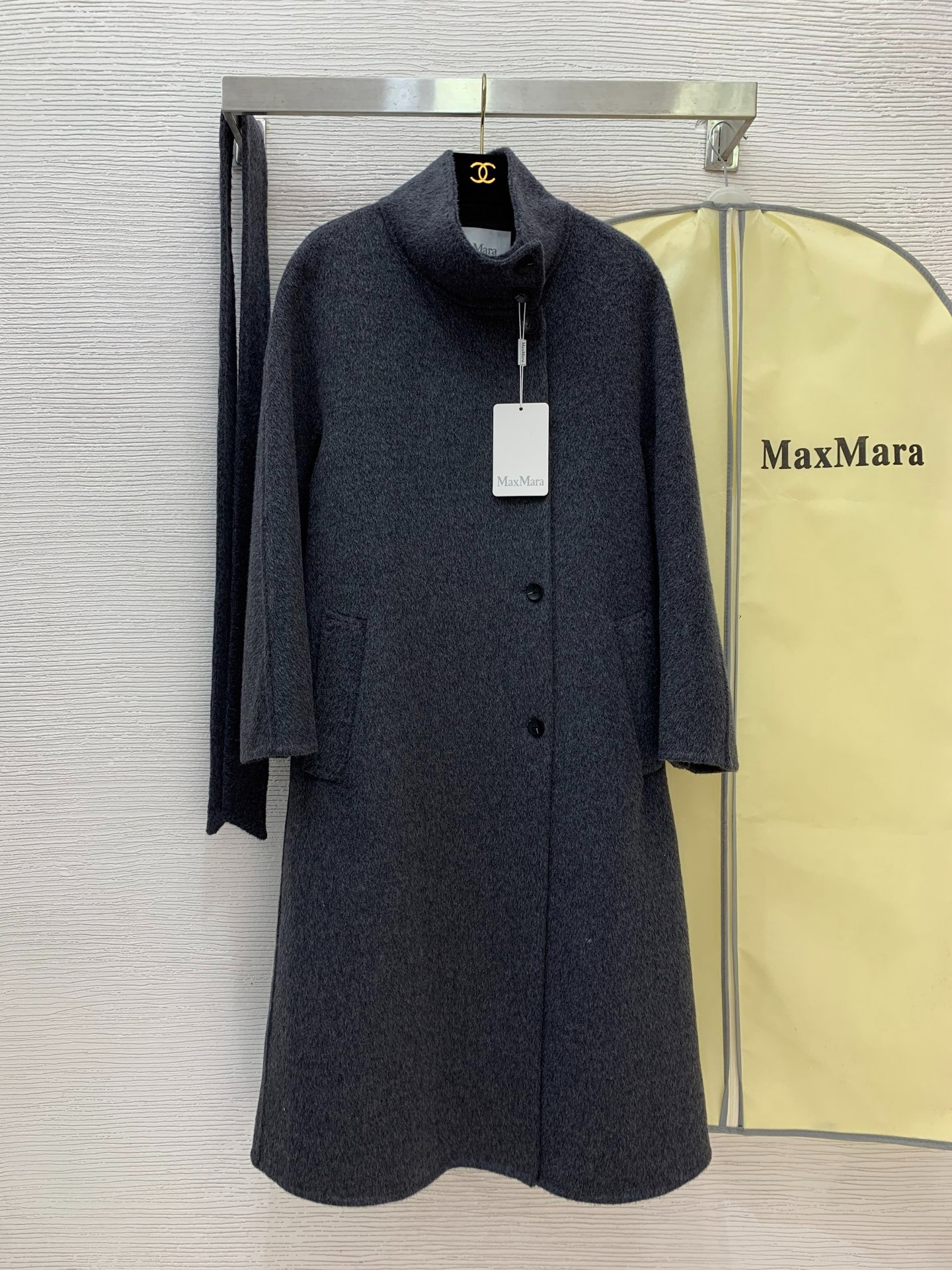 막스마라 신상 양면 롱 모직코트