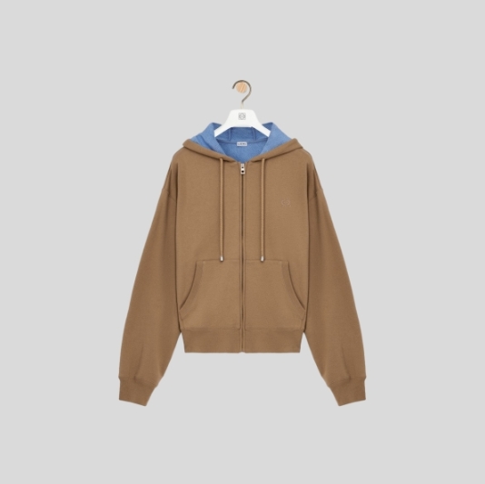 로에베 집업 후드