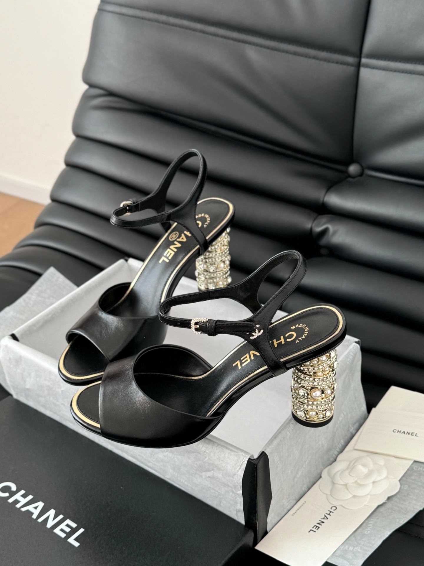 샤넬 25C 뉴 메리제인 라인 슬링백