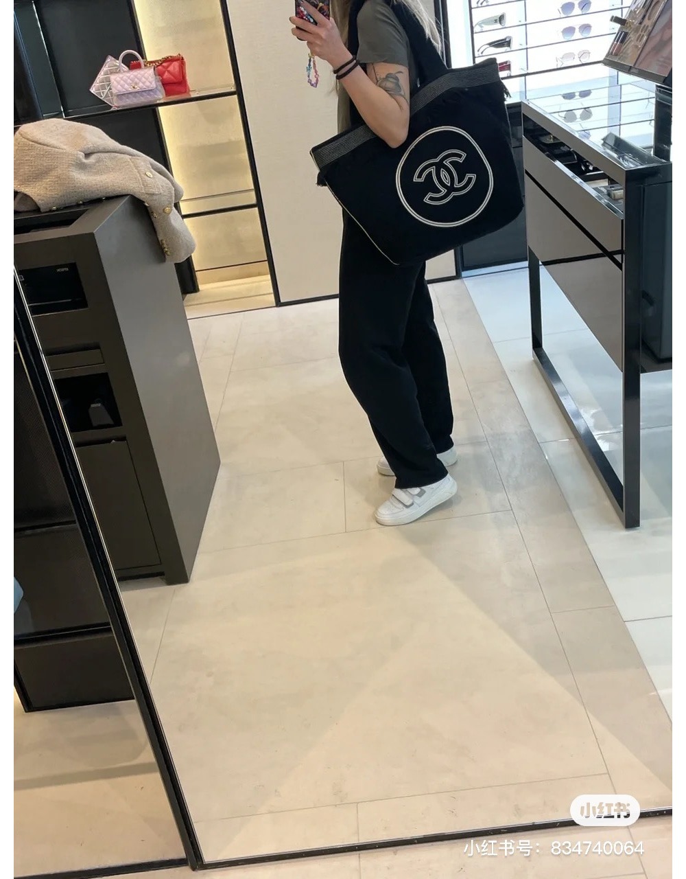 샤넬 타올 비치백 