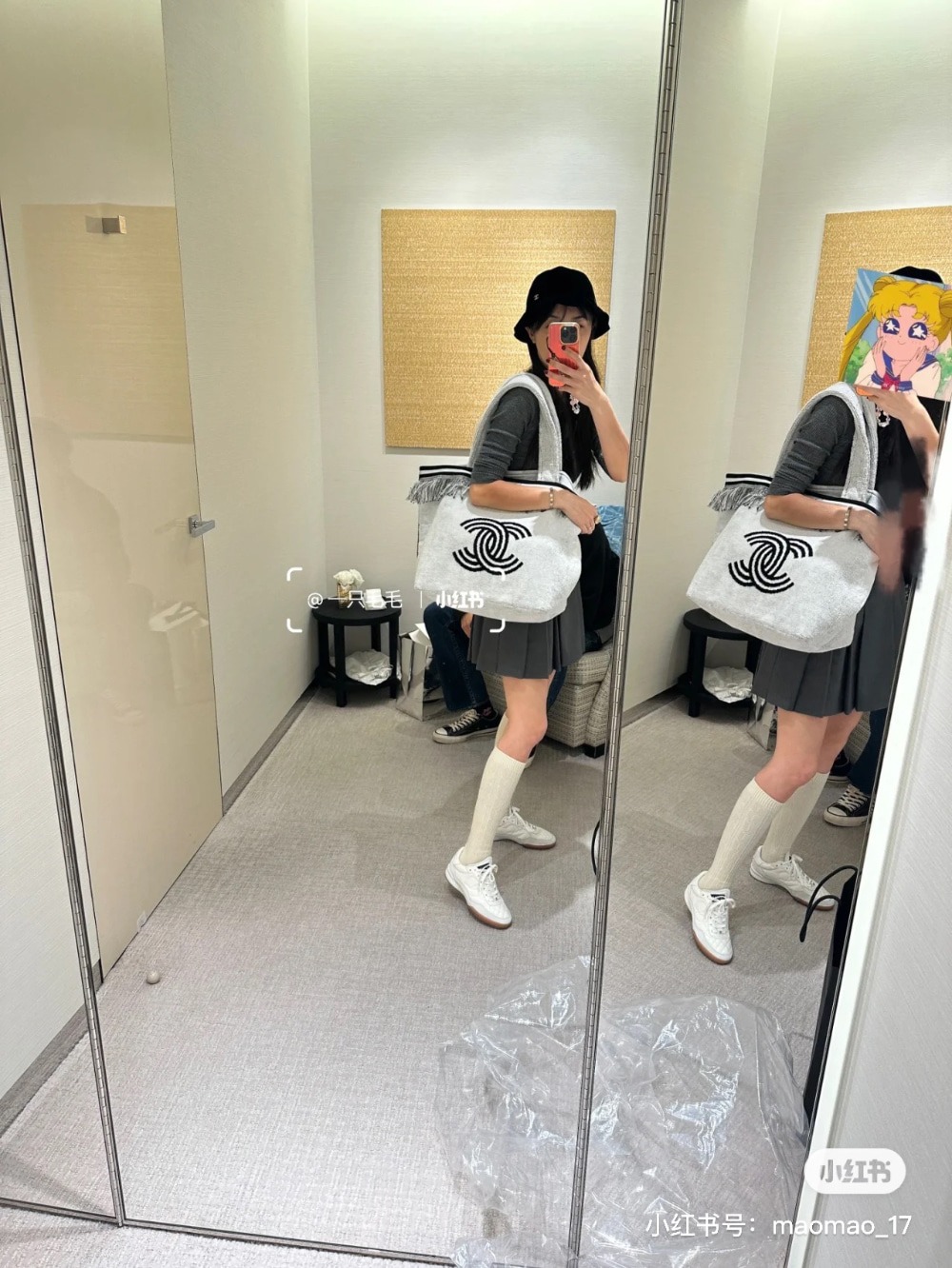 샤넬 타올 비치백 