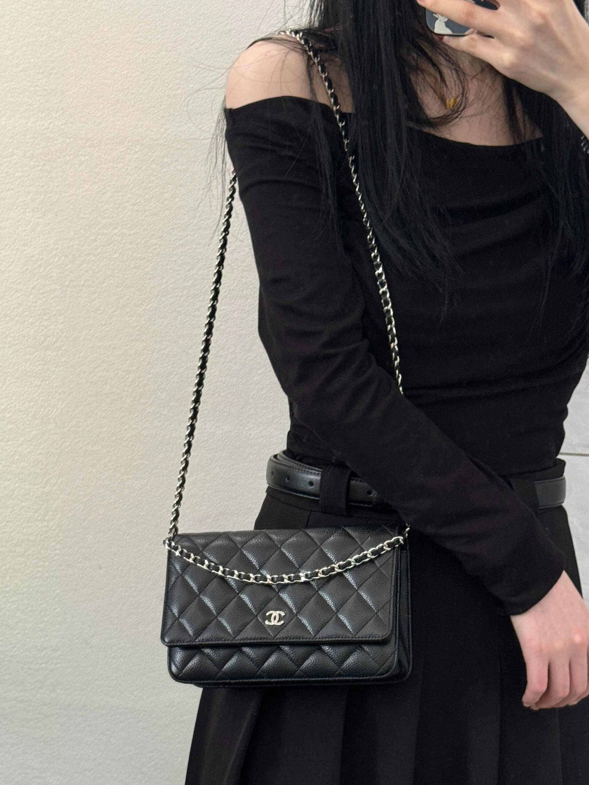 샤넬 클래식 WOC 월렛 온더 체인백