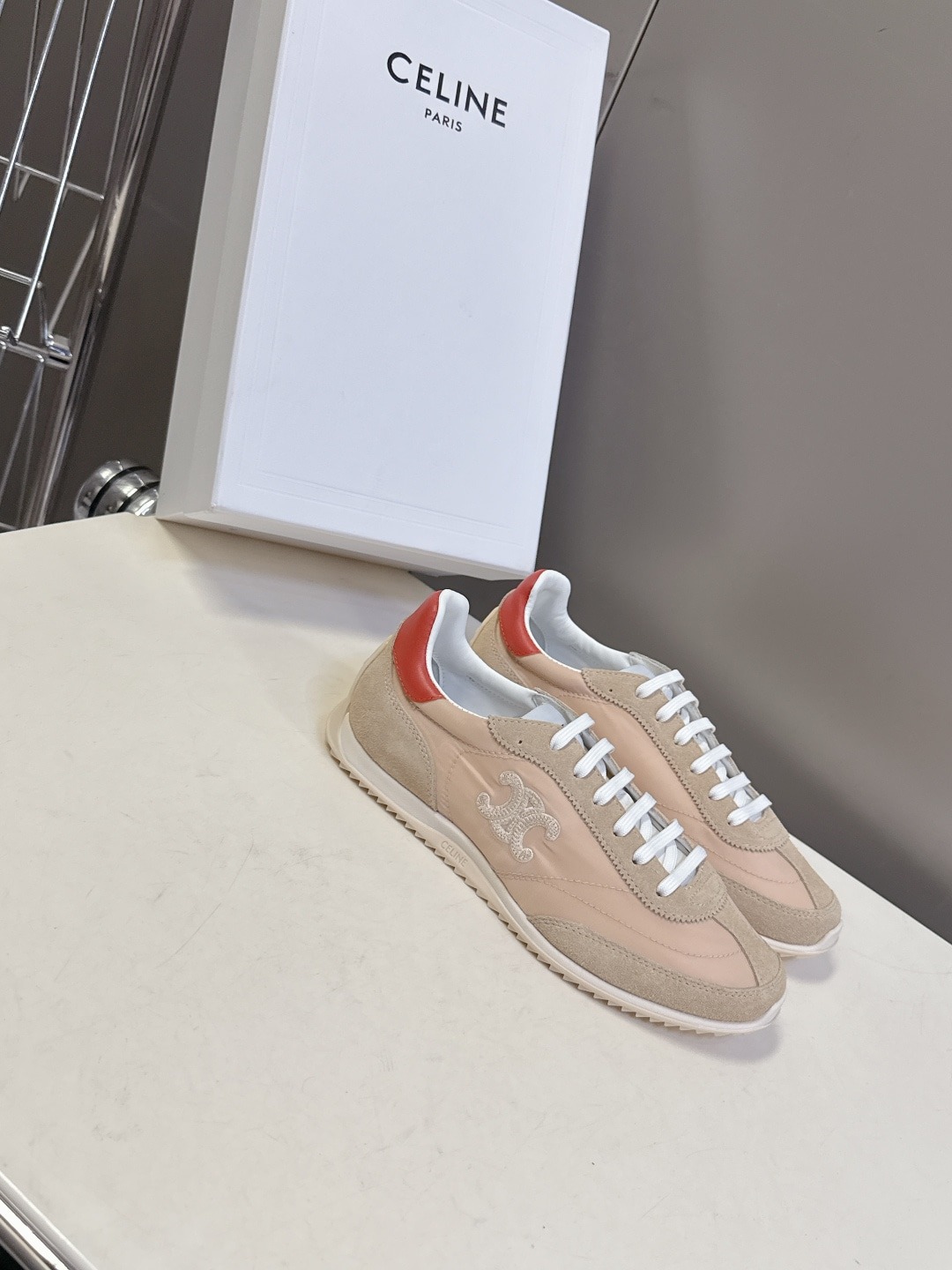 셀린느 봄여름 최신 레이서 아간 슈즈