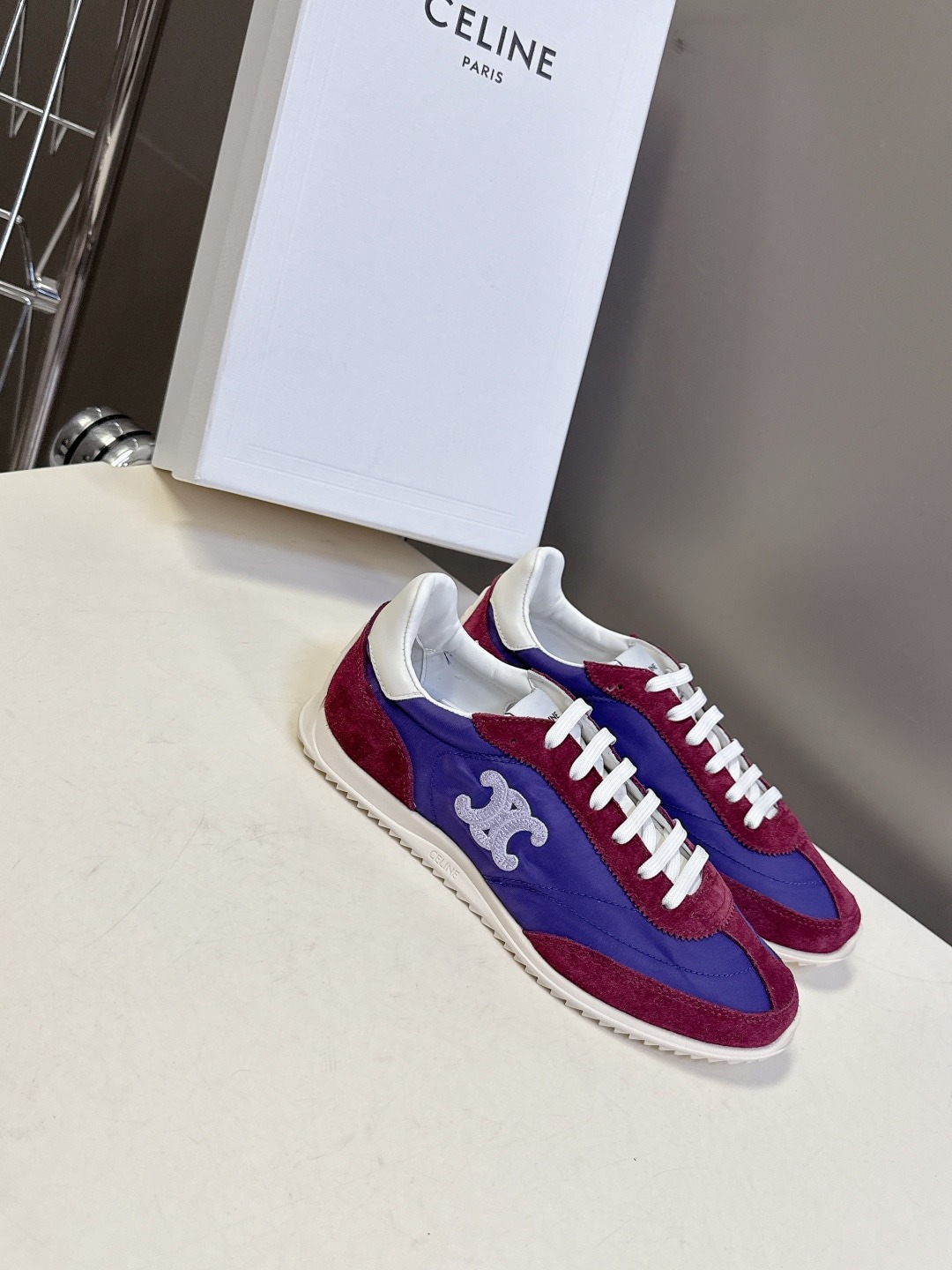 셀린느 봄여름 최신 레이서 아간 슈즈