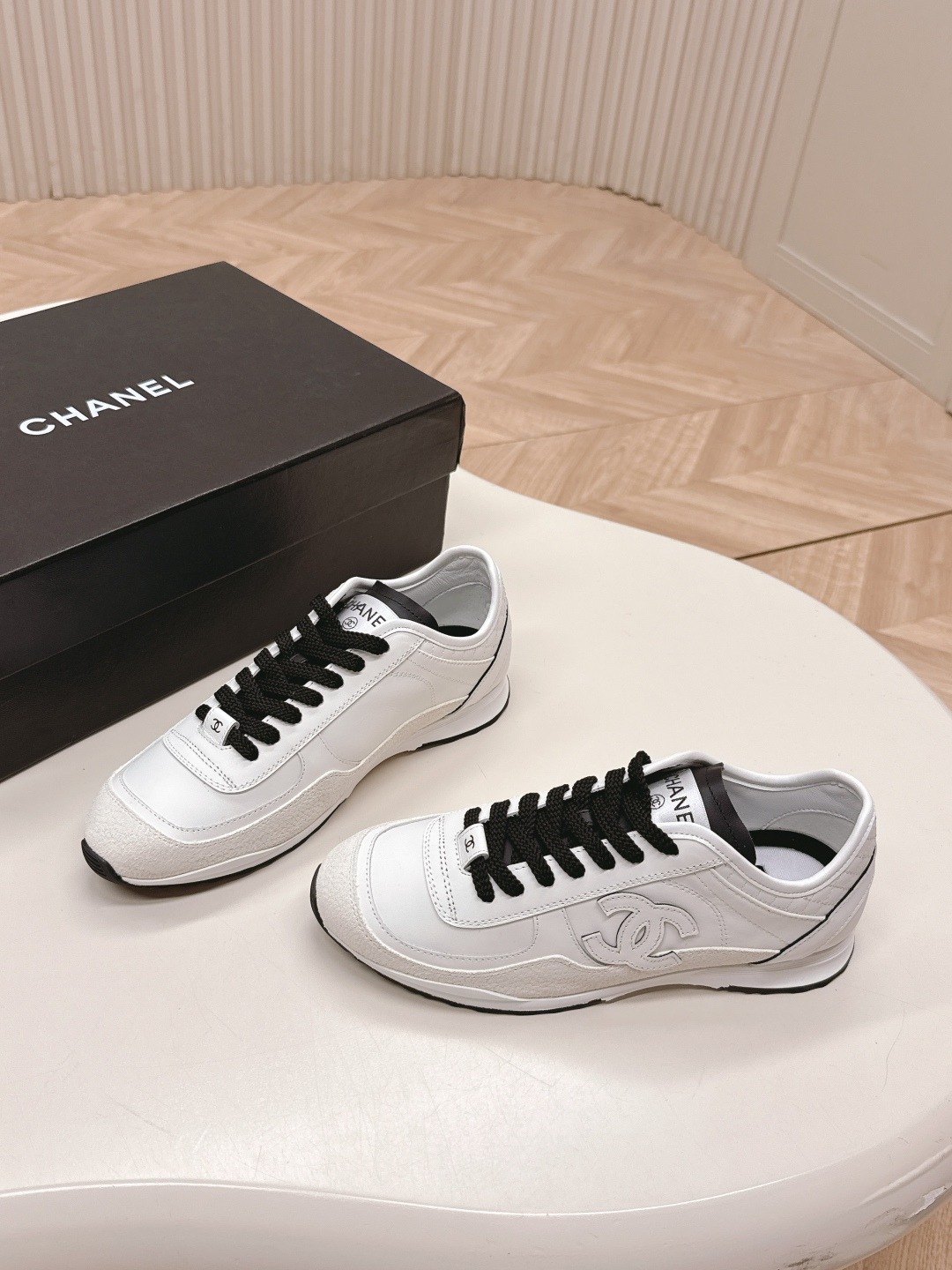 샤넬 25P 최신 핫팬더 스니커즈