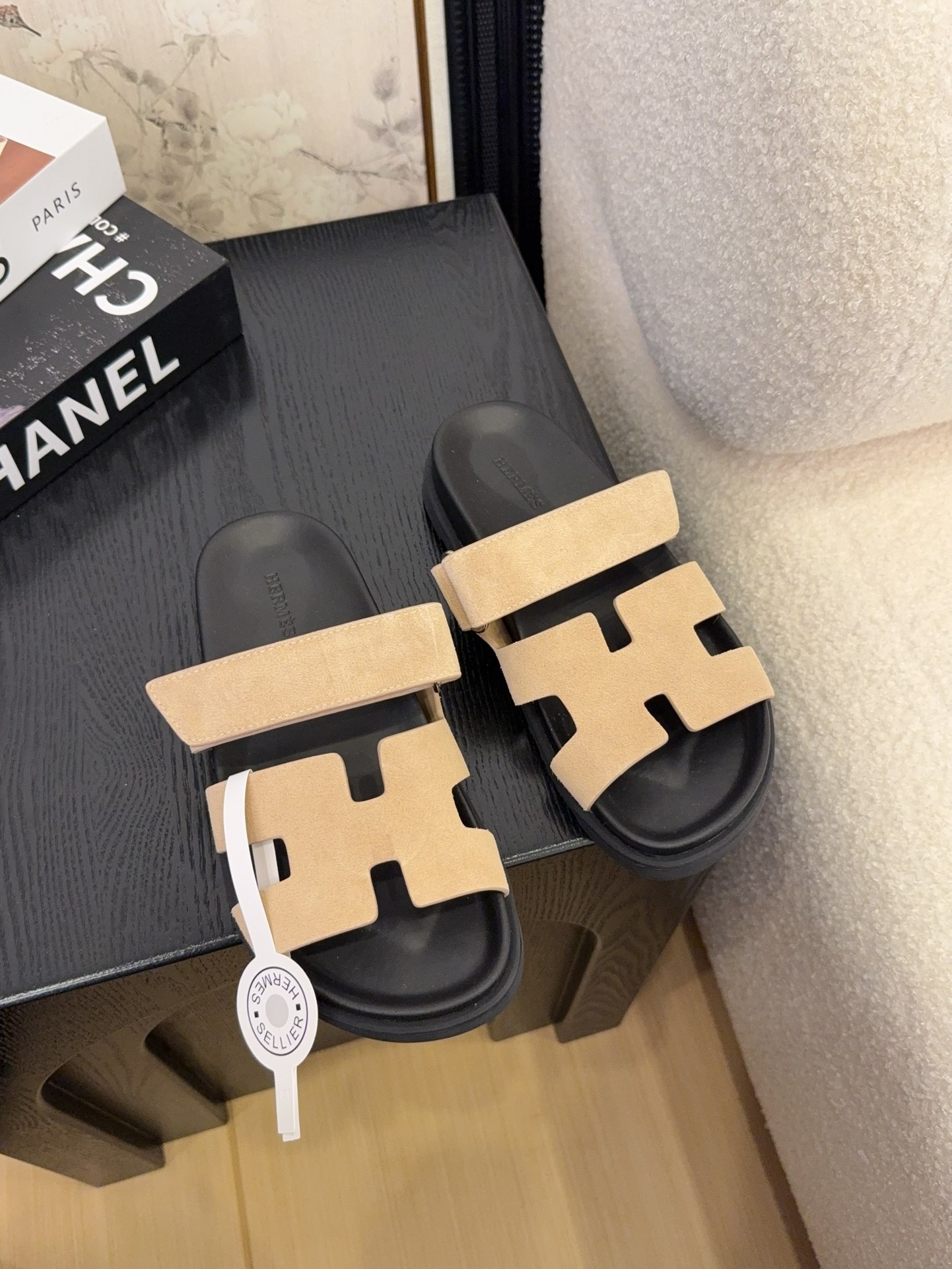 에르메스 레트로 슬리퍼 샌들