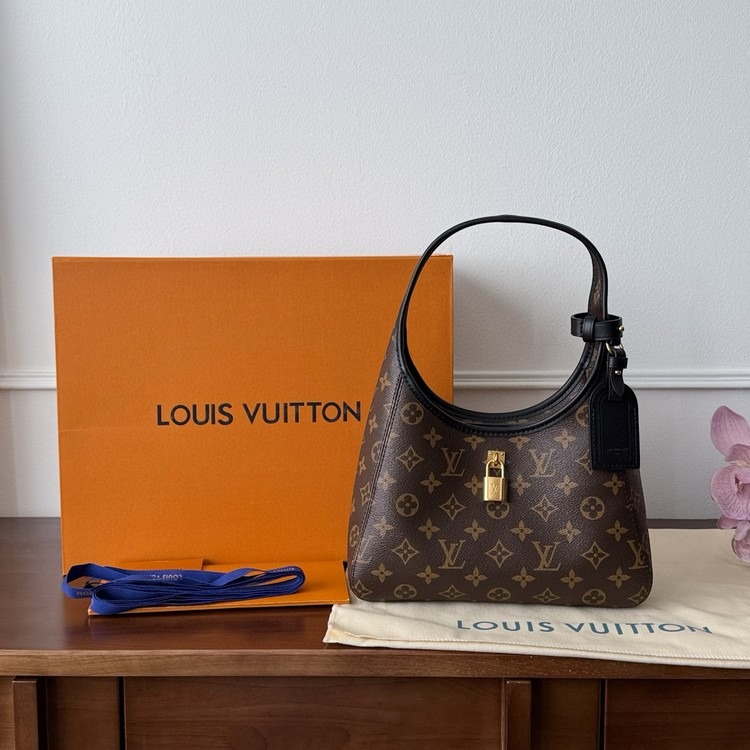 루이비통 더 드롭 PM 모노그램 캔버스 숄더백